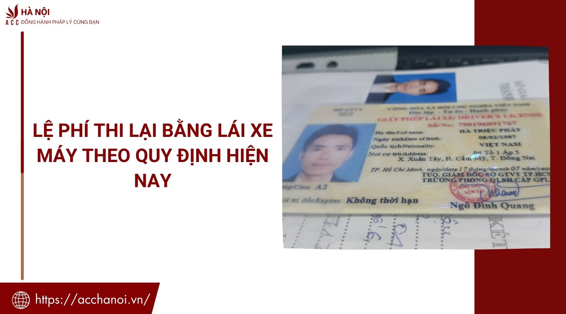 Lệ phí thi lại bằng lái xe máy theo quy định hiện nay