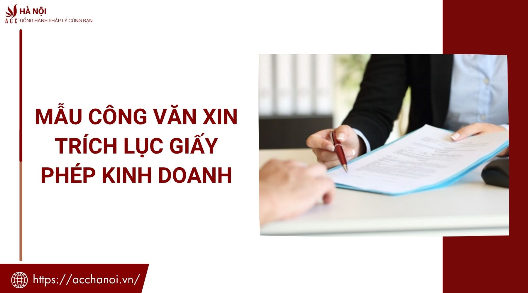 Mẫu công văn xin trích lục giấy phép kinh doanh