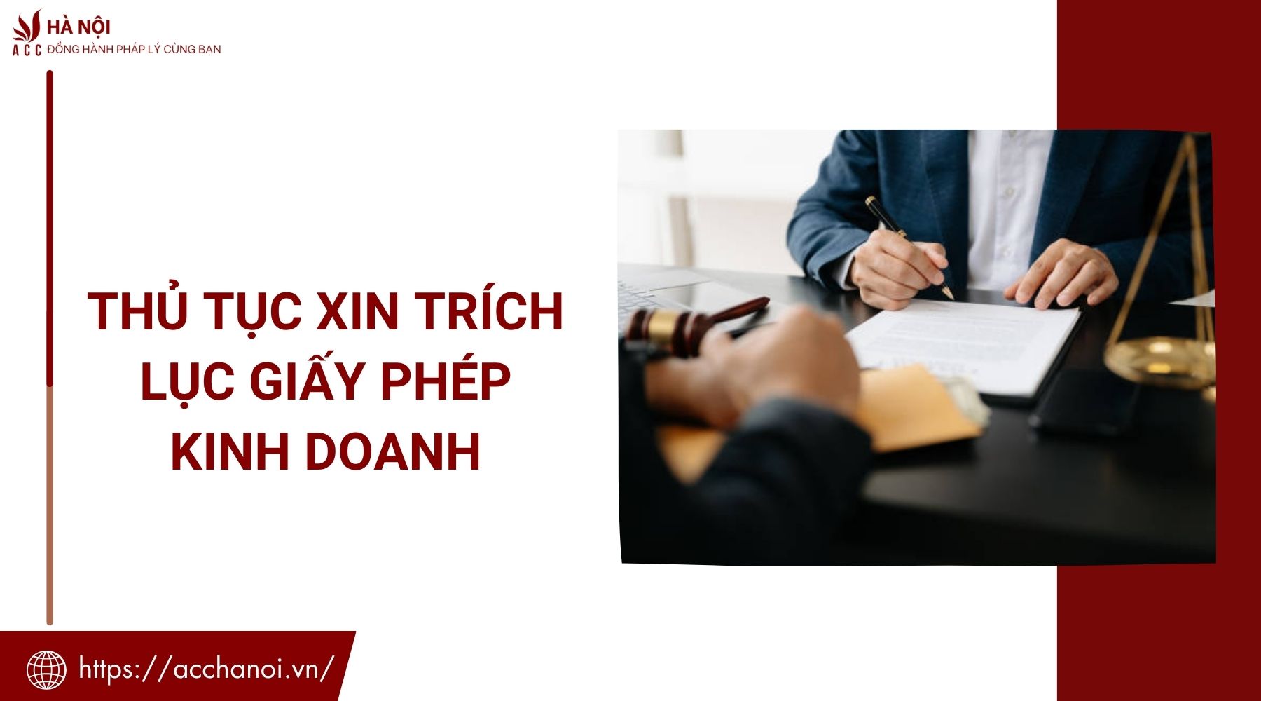 Thủ tục xin trích lục giấy phép kinh doanh