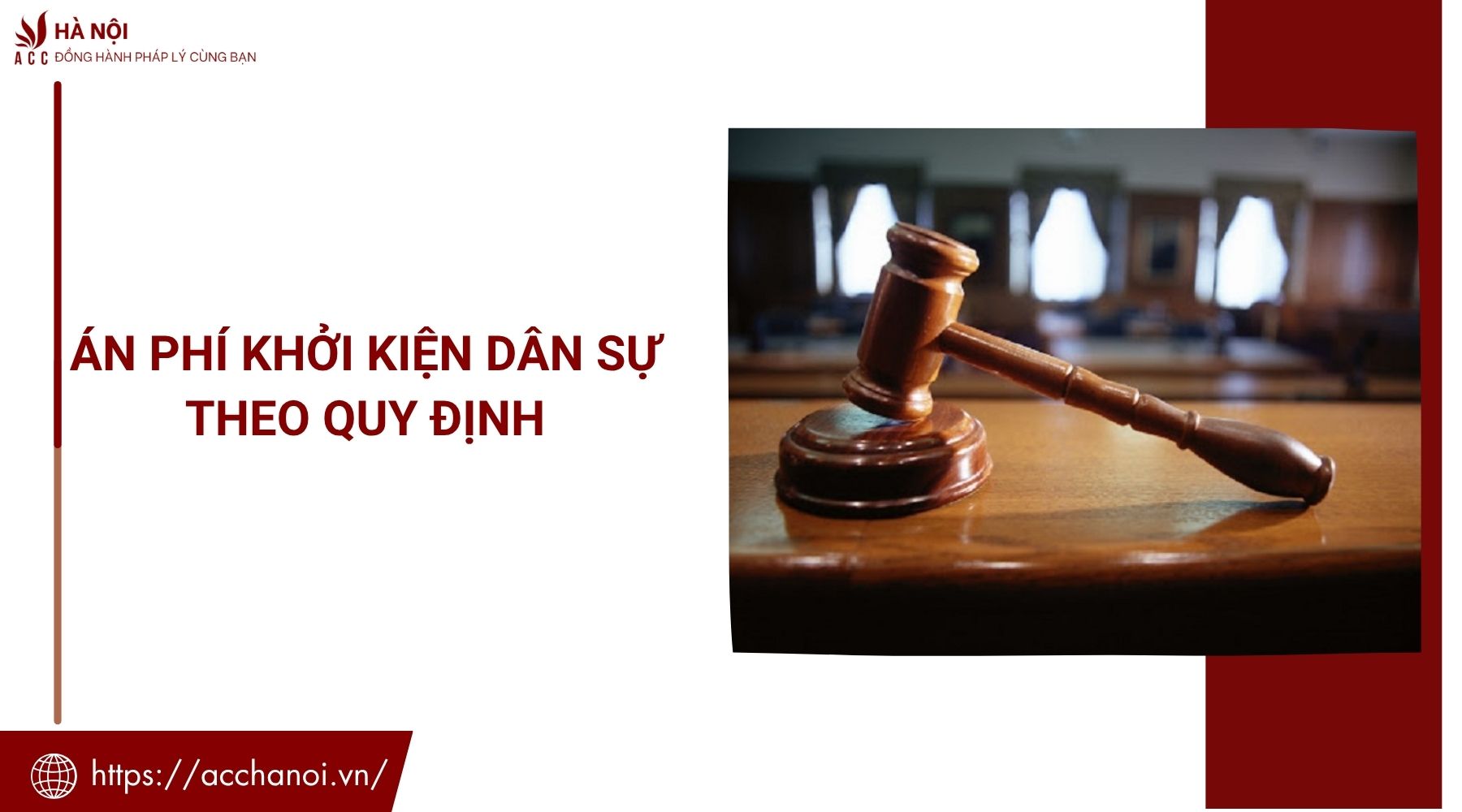 Án phí khởi kiện dân sự theo quy định
