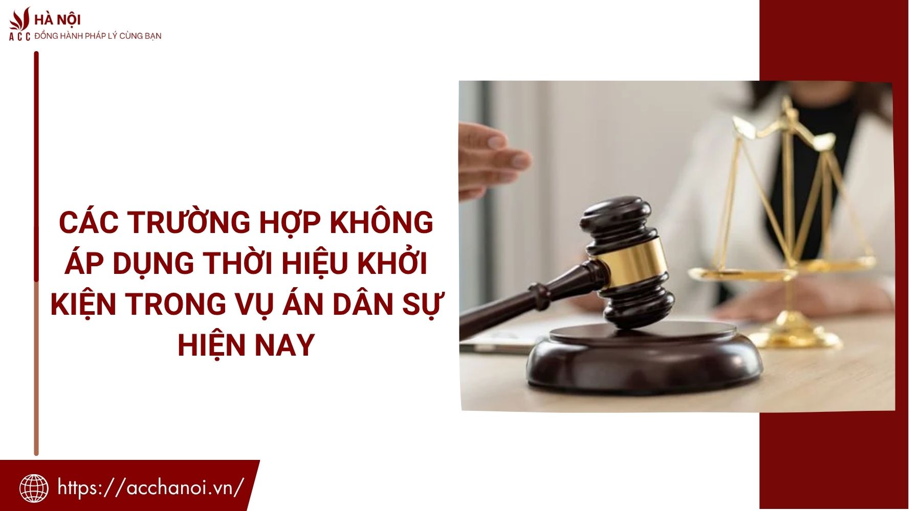 Các trường hợp không áp dụng thời hiệu khởi kiện trong vụ án dân sự hiện nay