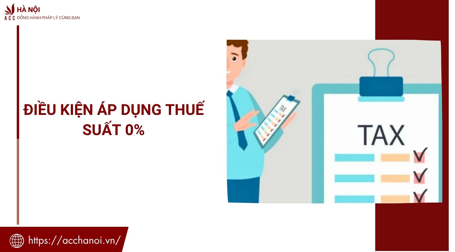 Điều kiện áp dụng thuế suất 0%