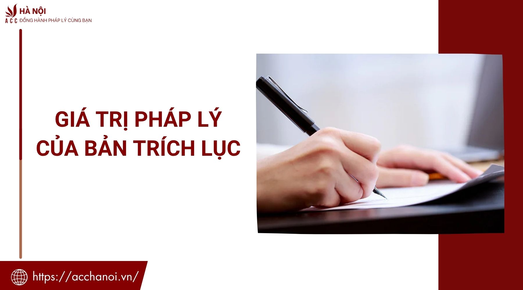 Giá trị pháp lý của bản trích lục