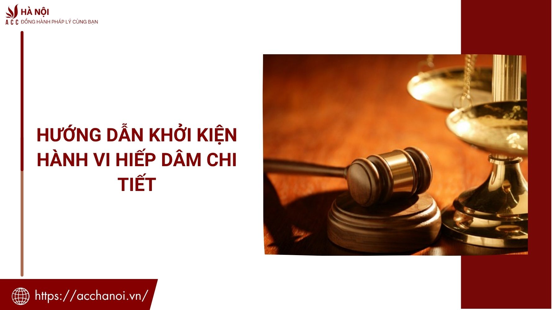 Hướng dẫn khởi kiện hành vi hiếp dâm chi tiết