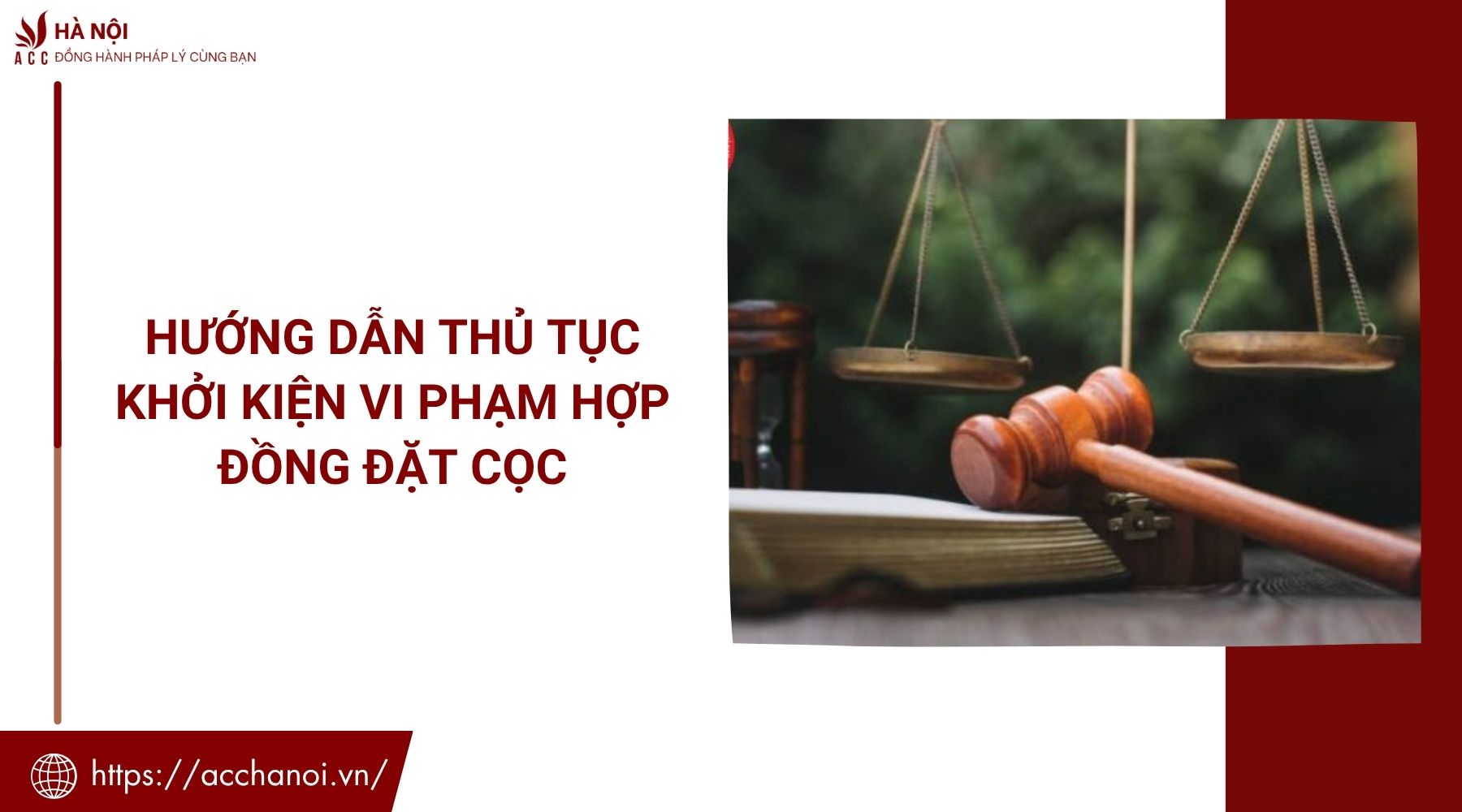 Hướng dẫn thủ tục khởi kiện vi phạm hợp đồng đặt cọc
