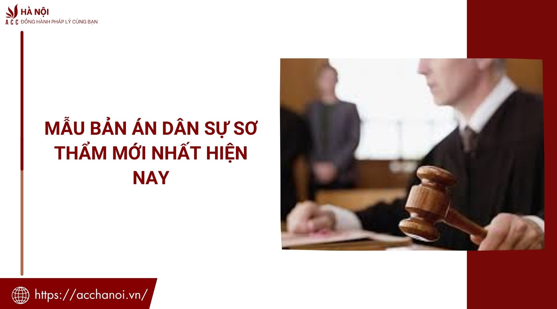 Mẫu bản án dân sự sơ thẩm mới nhất hiện nay