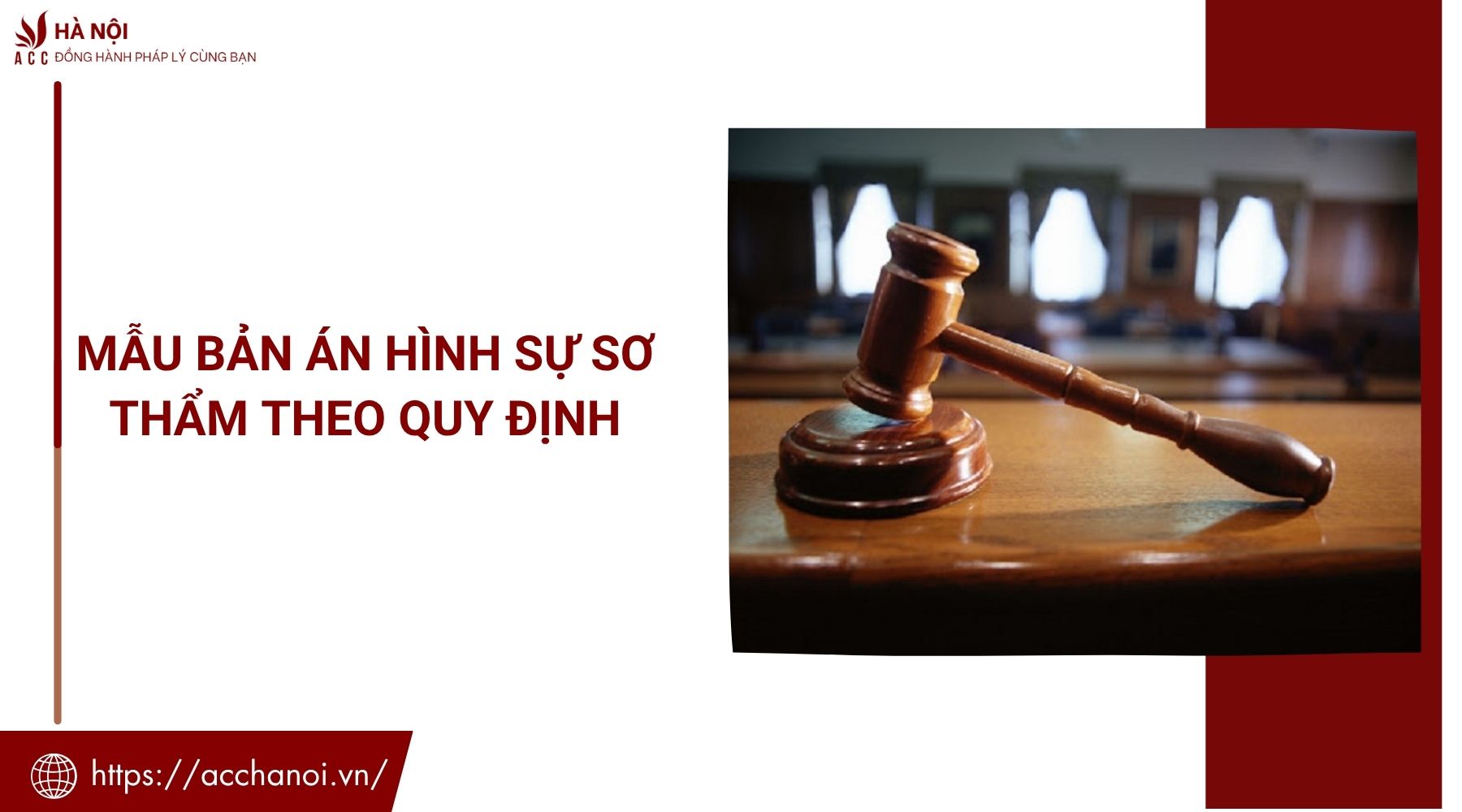 Mẫu bản án hình sự sơ thẩm theo quy định