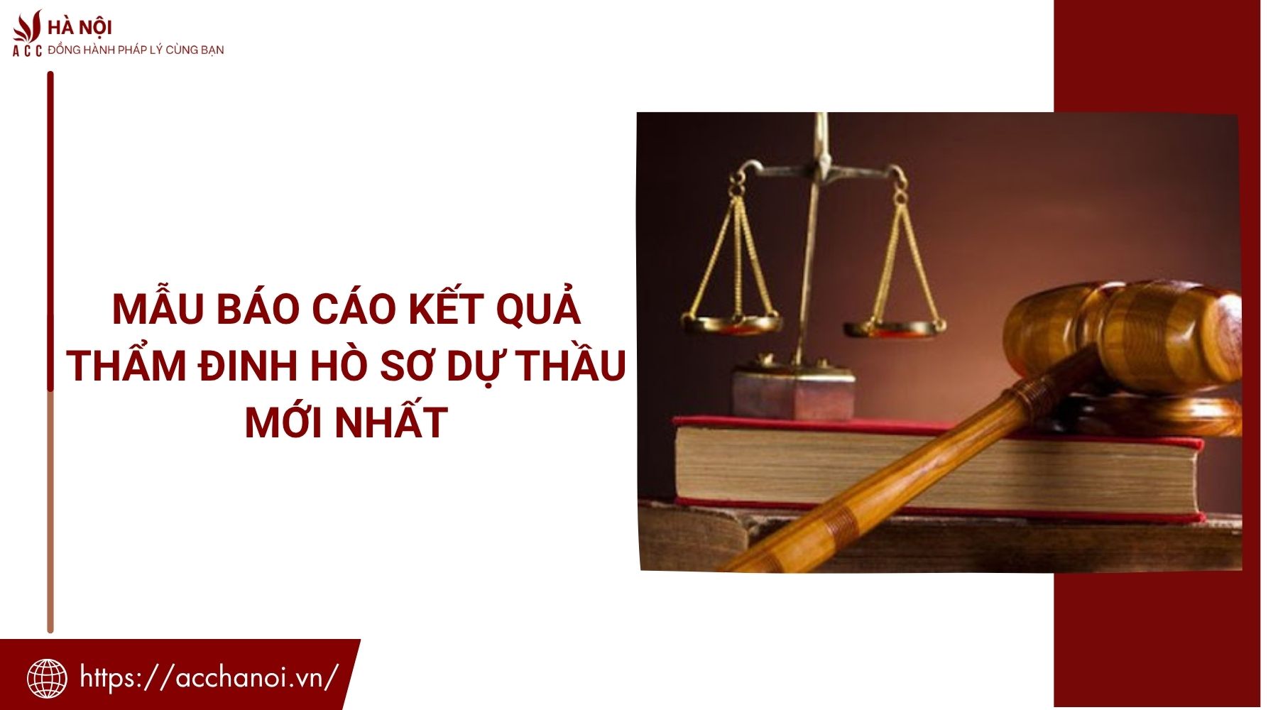 Mẫu báo cáo kết quả thẩm đinh hò sơ dự thầu mới nhất