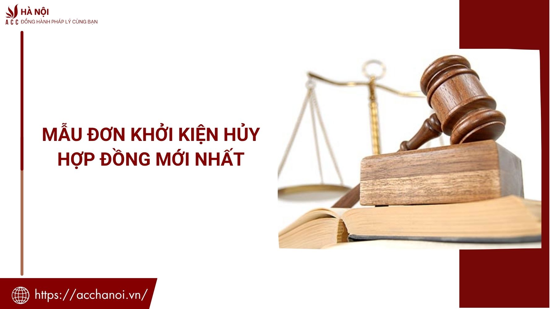 Mẫu đơn khởi kiện hủy hợp đồng mới nhất