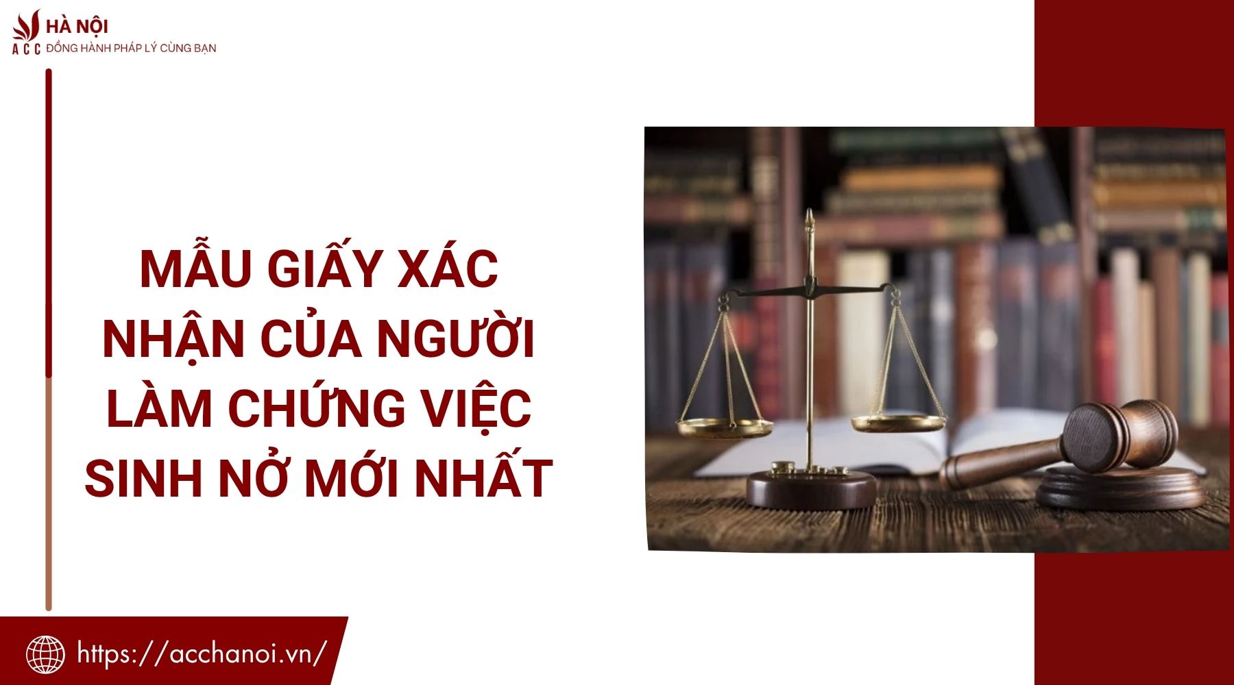 Mẫu giấy xác nhận của người làm chứng việc sinh nở mới nhất