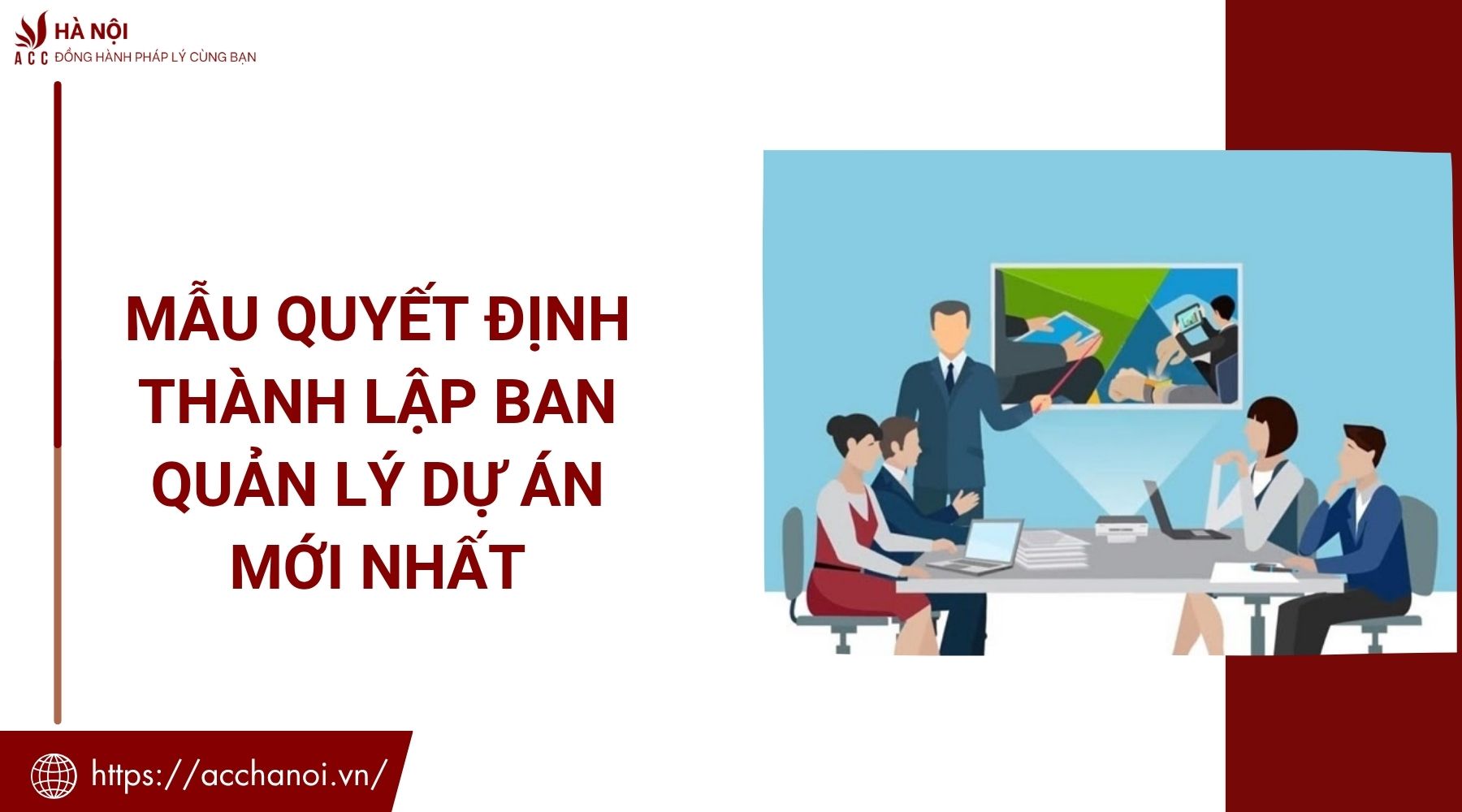 Mẫu quyết định thành lập ban quản lý dự án mới nhất
