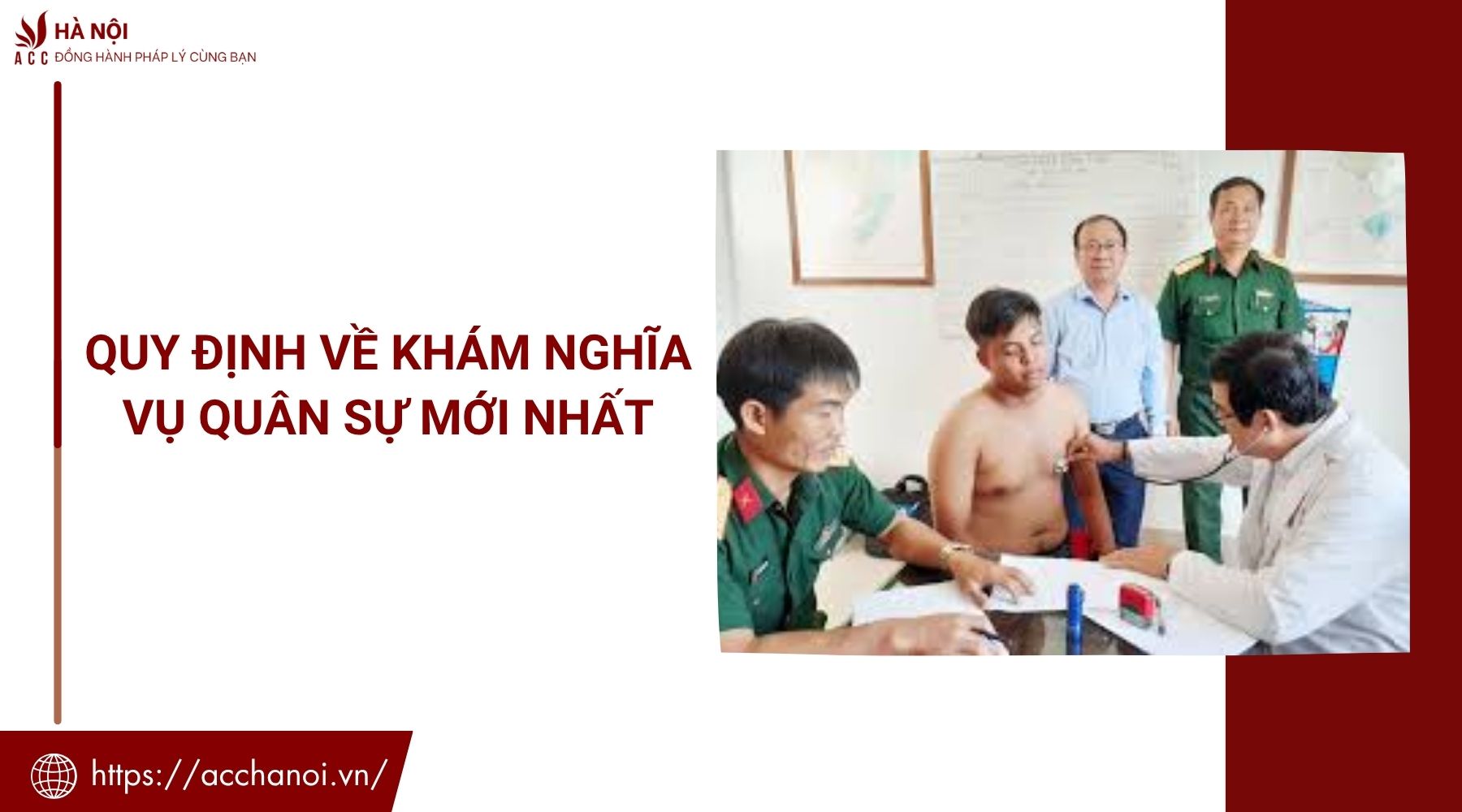Quy định về khám nghĩa vụ quân sự mới nhất