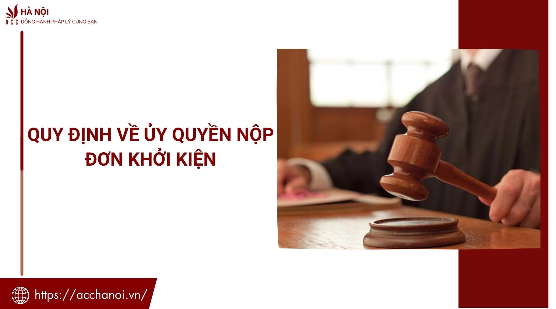 Quy định về ủy quyền nộp đơn khởi kiện
