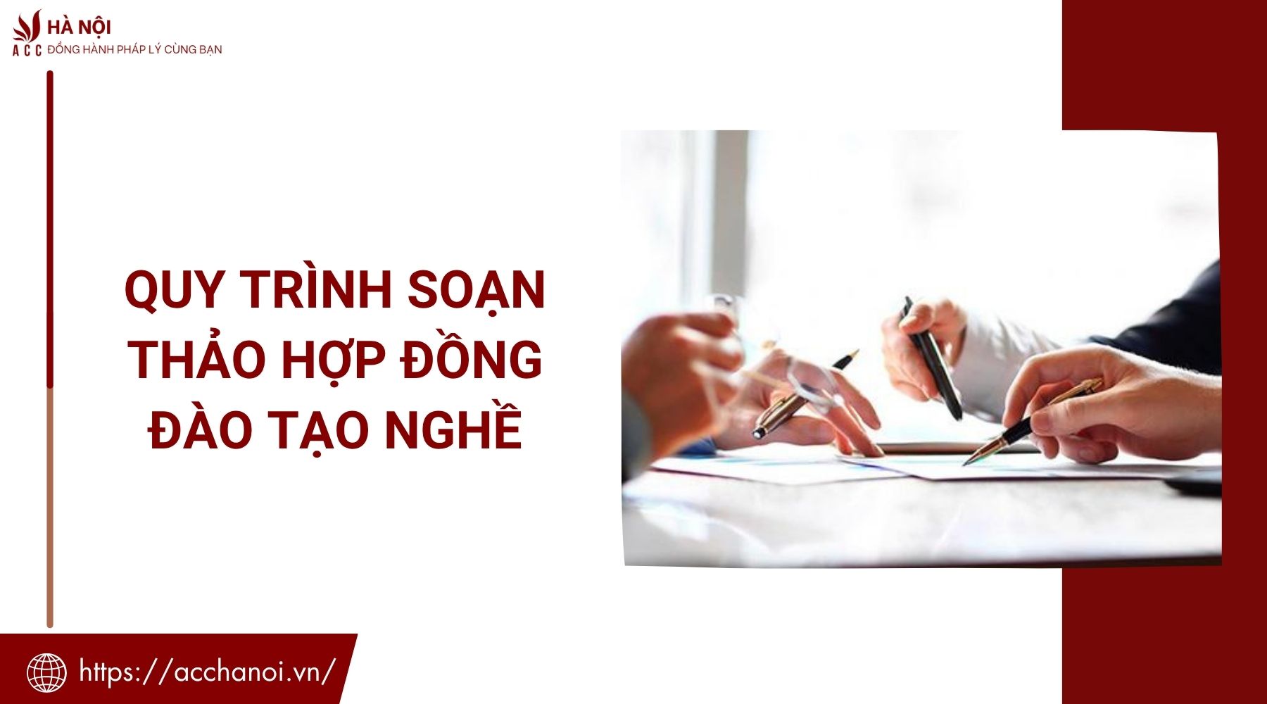 Quy trình soạn thảo hợp đồng đào tạo nghề