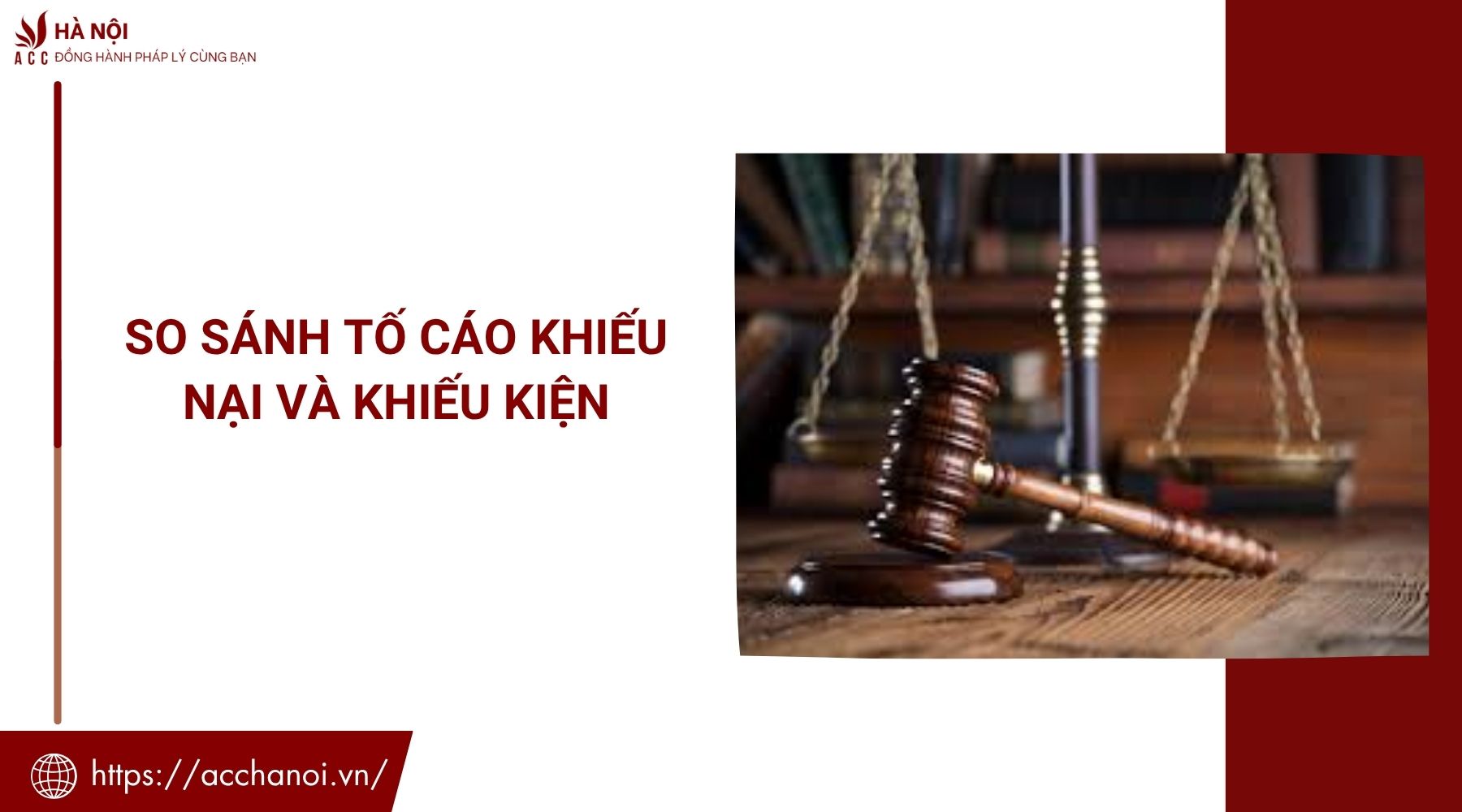 So sánh tố cáo khiếu nại và khiếu kiện