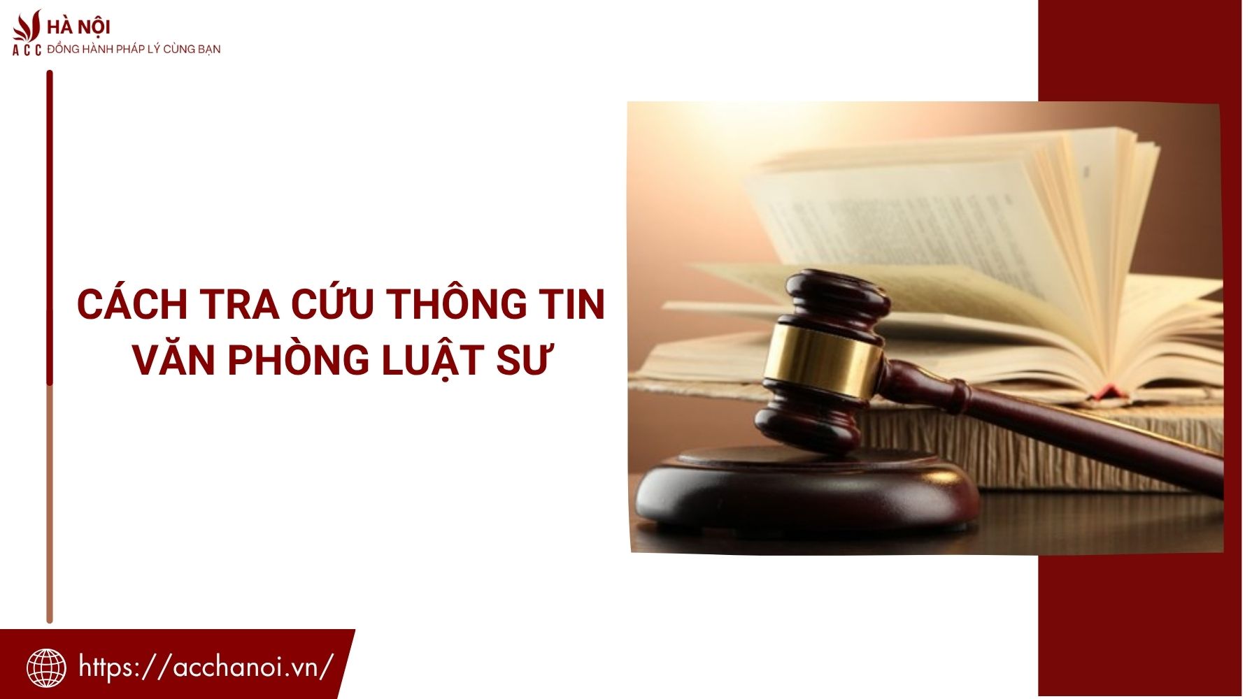 Cách tra cứu thông tin văn phòng luật sư