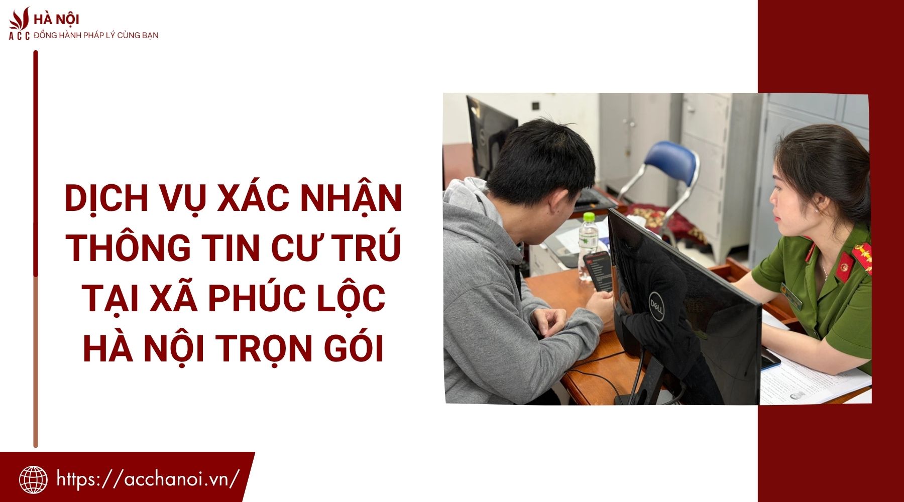 Dịch vụ xác nhận thông tin cư trú tại xã Phúc Lộc Hà Nội trọn gói