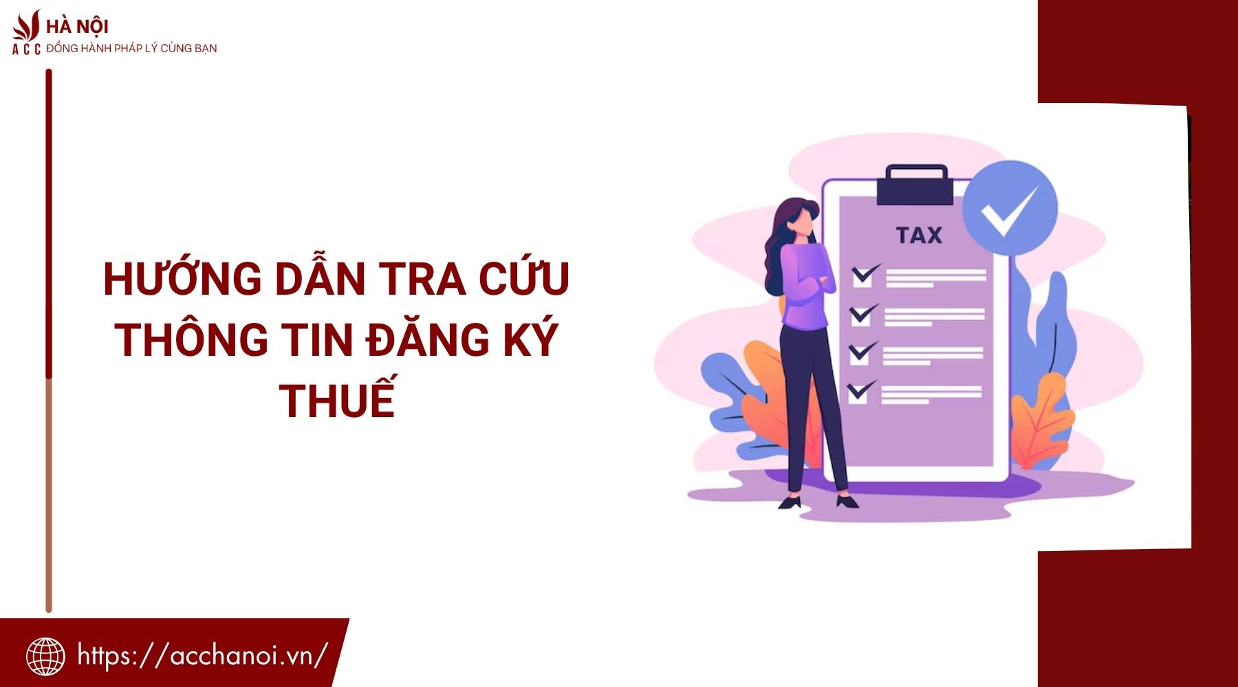 Hướng dẫn tra cứu thông tin đăng ký thuế
