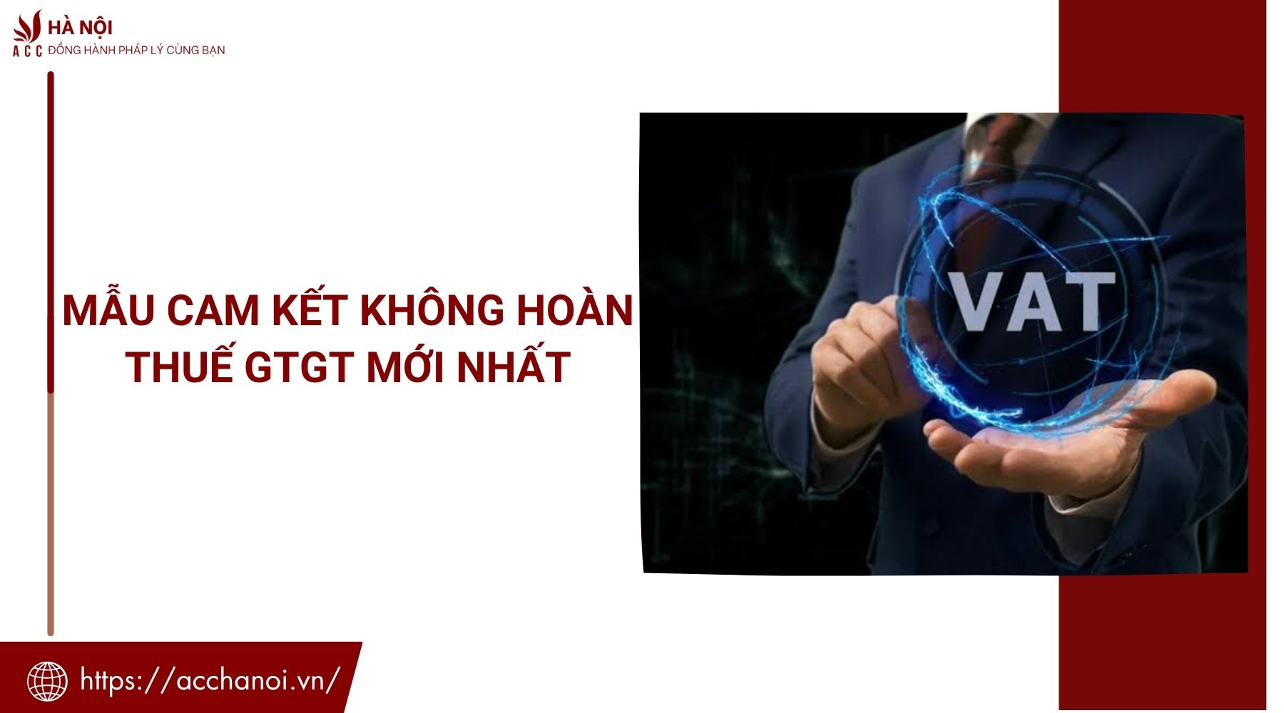 Mẫu cam kết không hoàn thuế GTGT mới nhất
