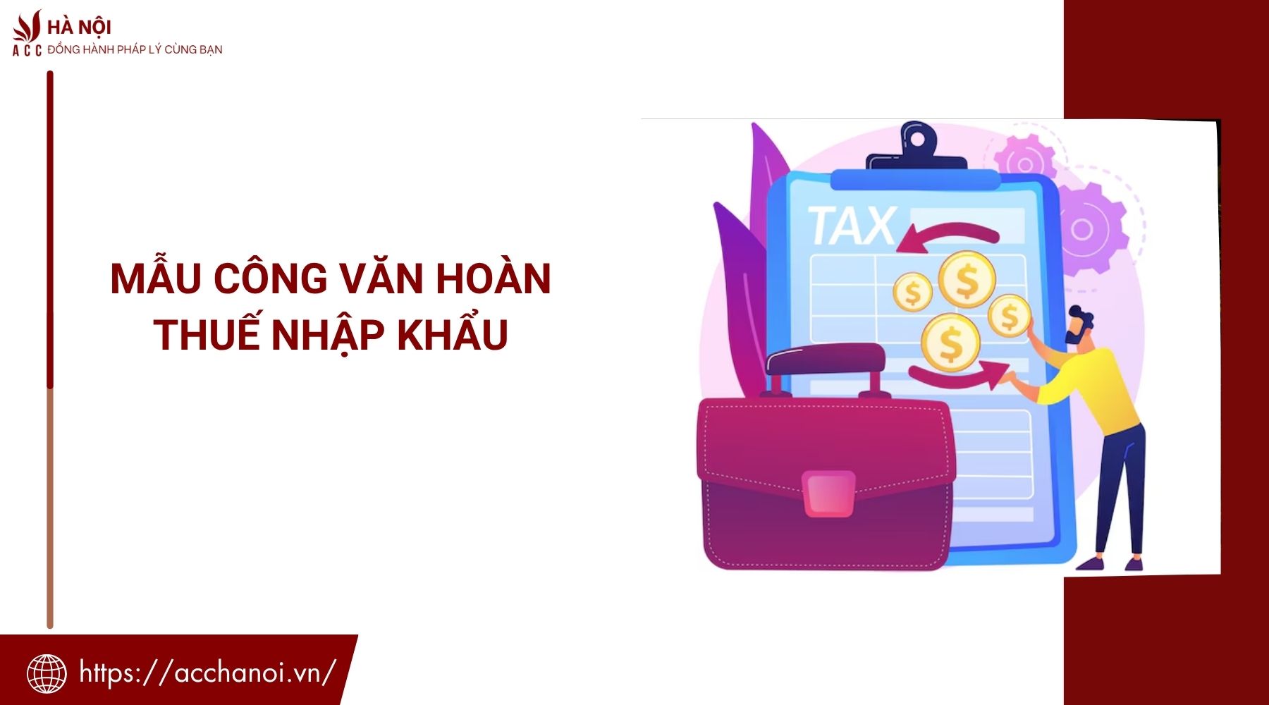 Mẫu công văn hoàn thuế nhập khẩu