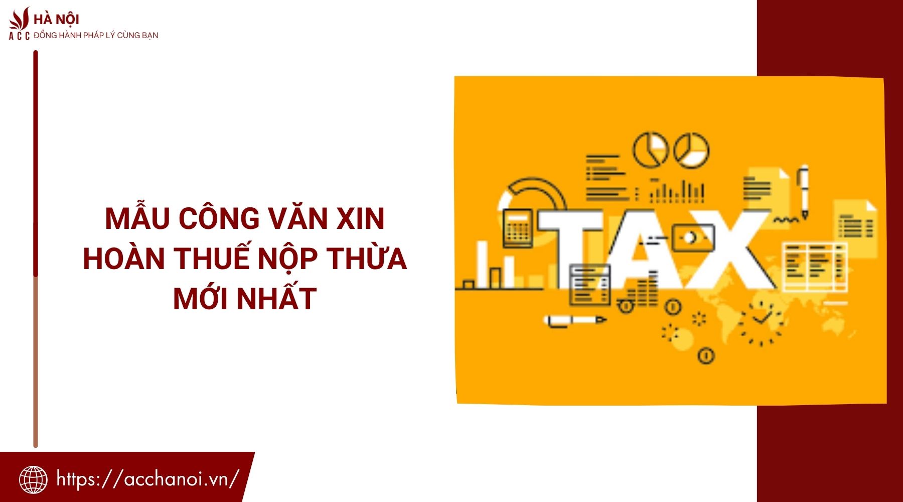 Mẫu công văn xin hoàn thuế nộp thừa mới nhất