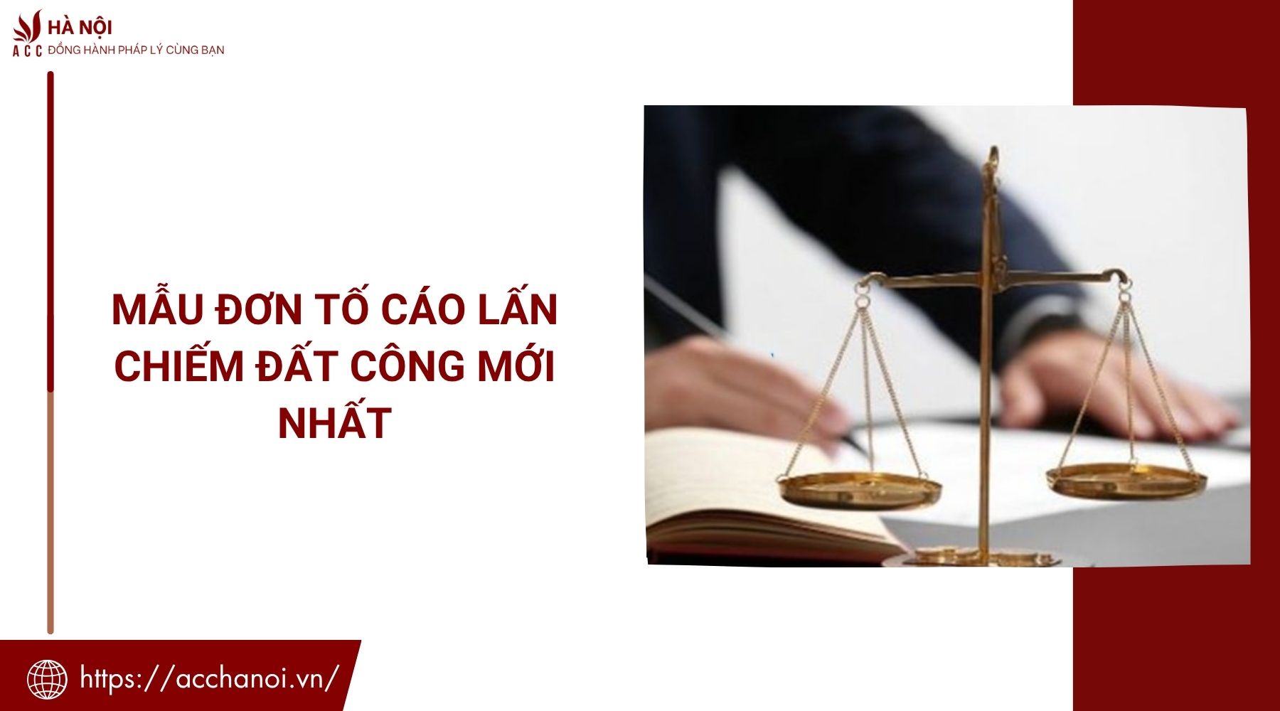 Mẫu đơn tố cáo lấn chiếm đất công mới nhất