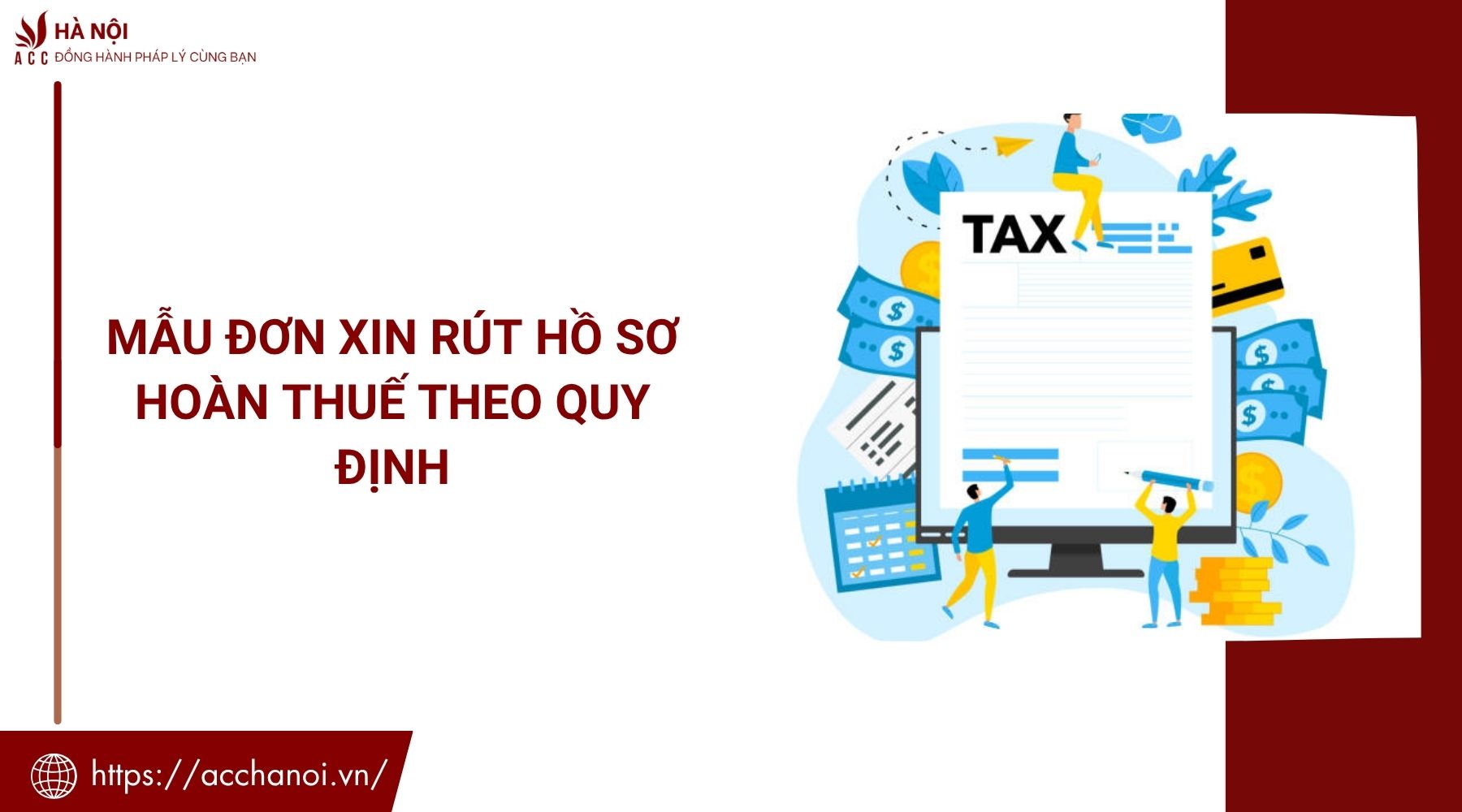 Mẫu đơn xin rút hồ sơ hoàn thuế theo quy định