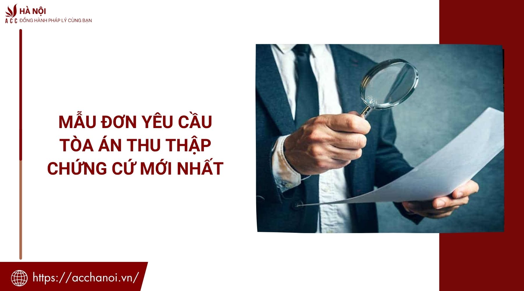 Mẫu đơn yêu cầu tòa án thu thập chứng cứ mới nhất