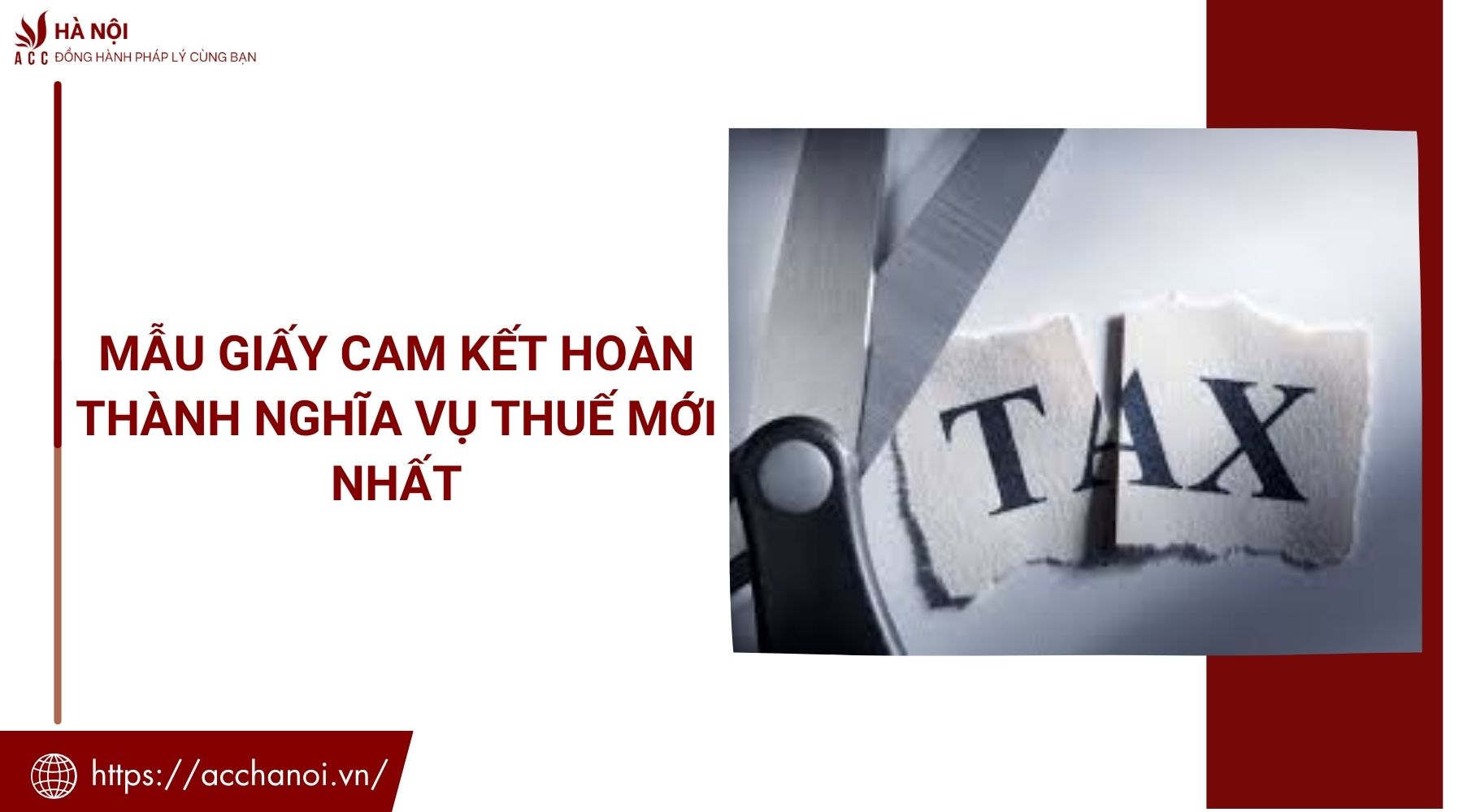 Mẫu giấy cam kết hoàn thành nghĩa vụ thuế mới nhất