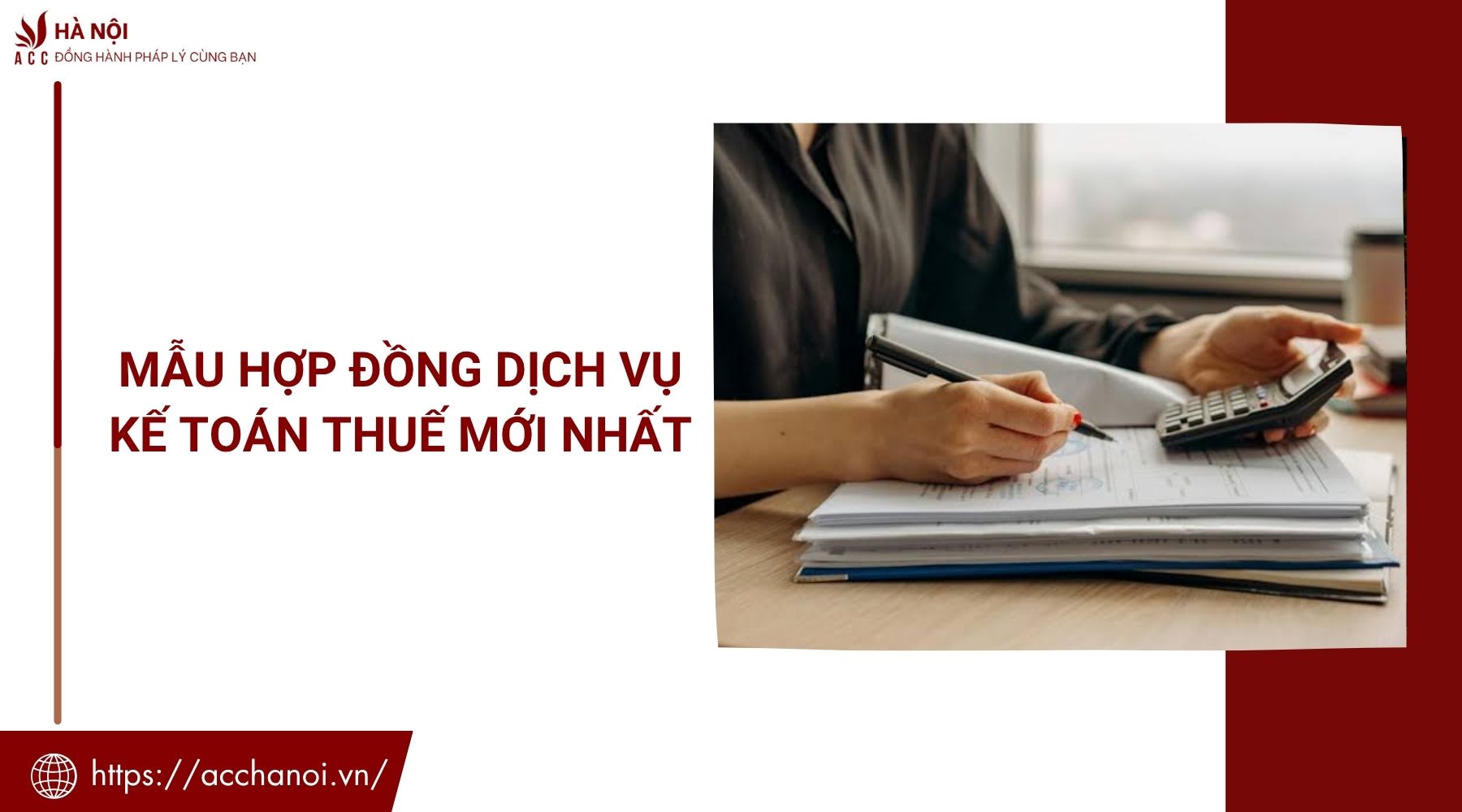 Mẫu hợp đồng dịch vụ kế toán thuế mới nhất