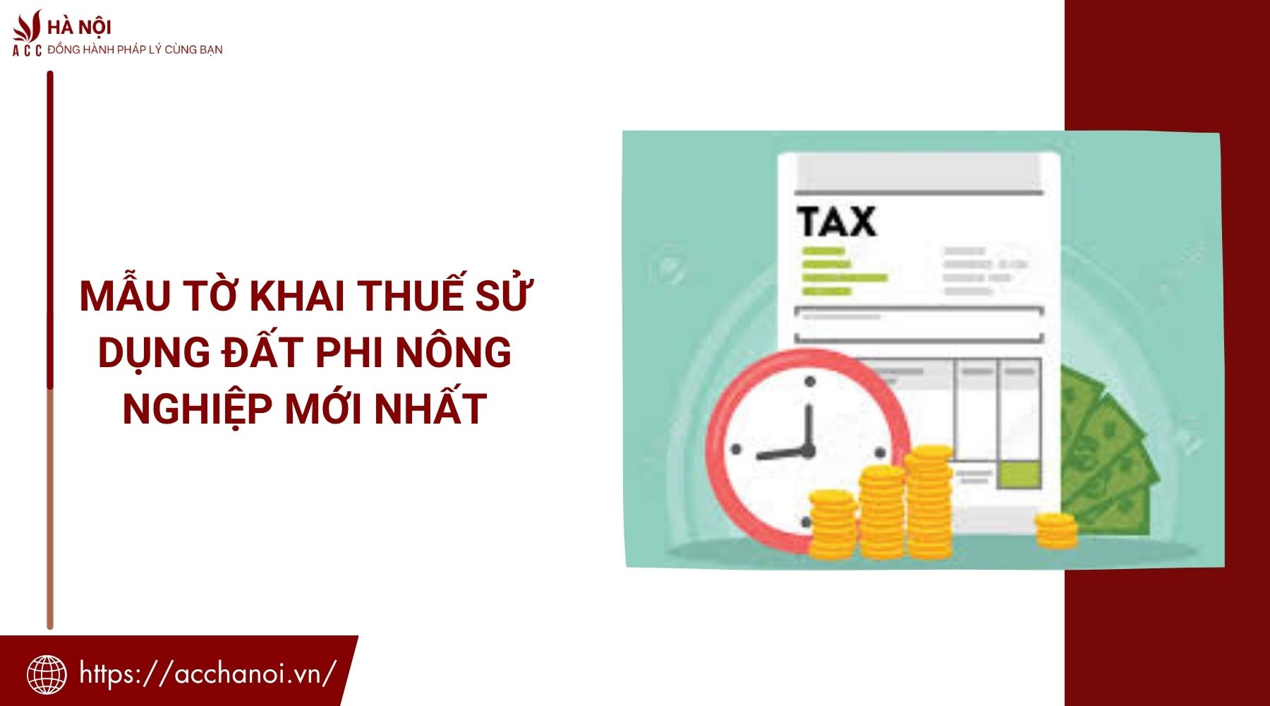 Mẫu tờ khai thuế sử dụng đất phi nông nghiệp mới nhất