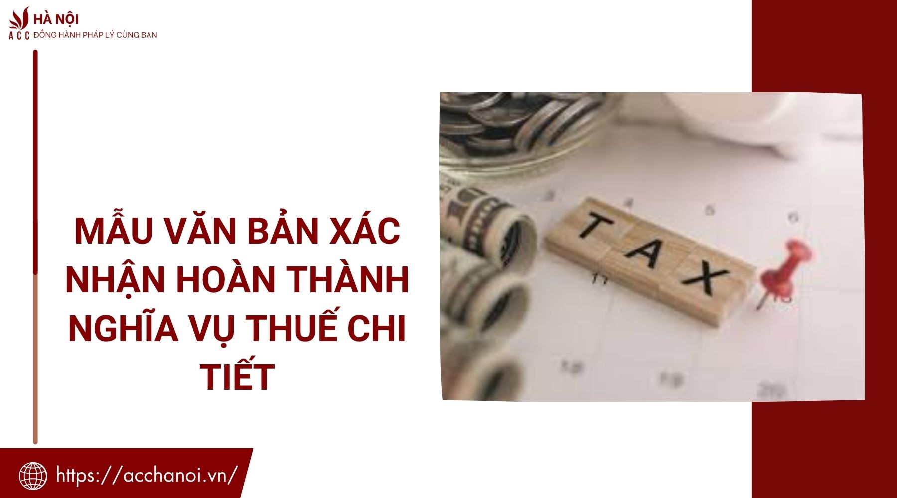 Mẫu văn bản xác nhận hoàn thành nghĩa vụ thuế chi tiết