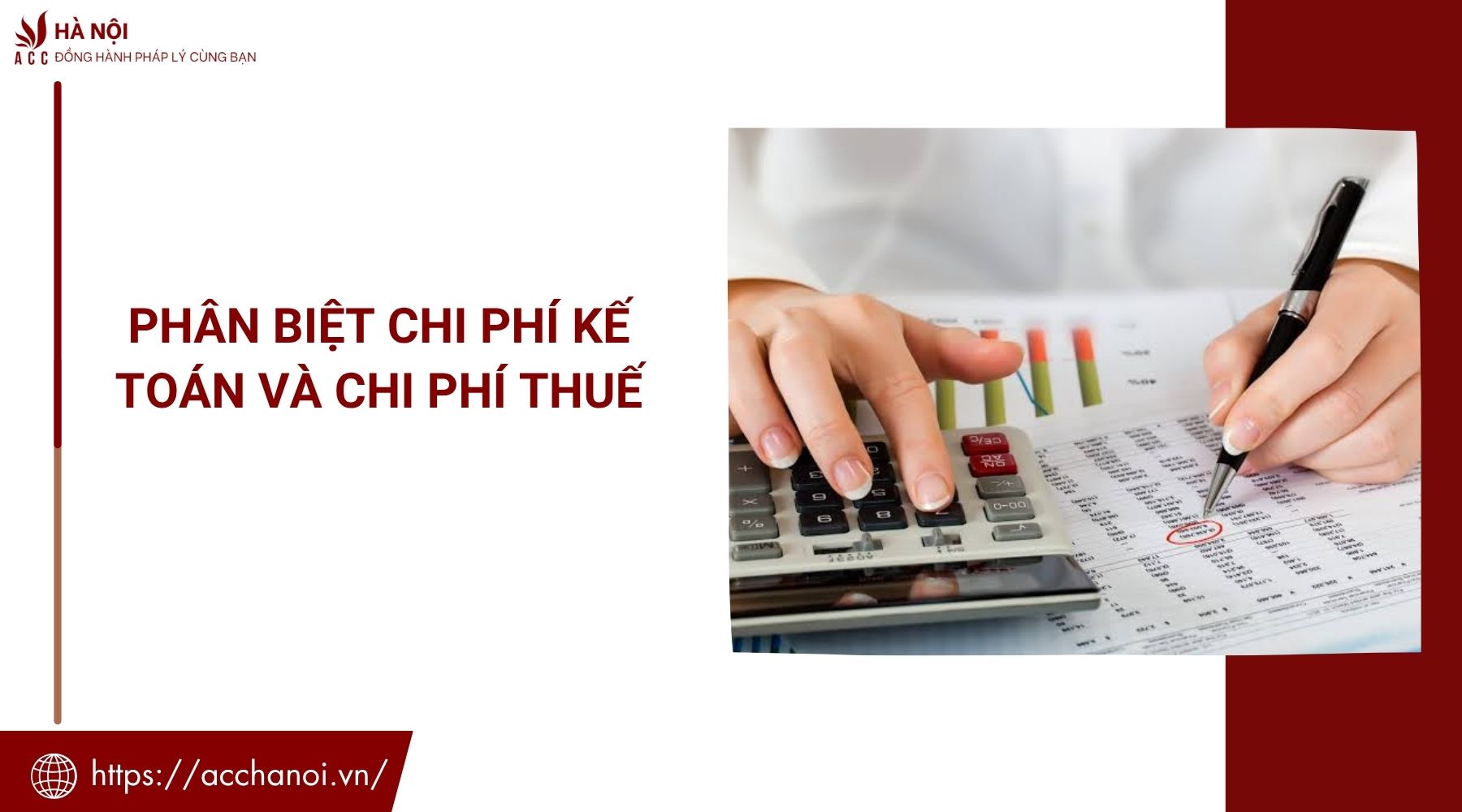 Phân biệt chi phí kế toán và chi phí thuế