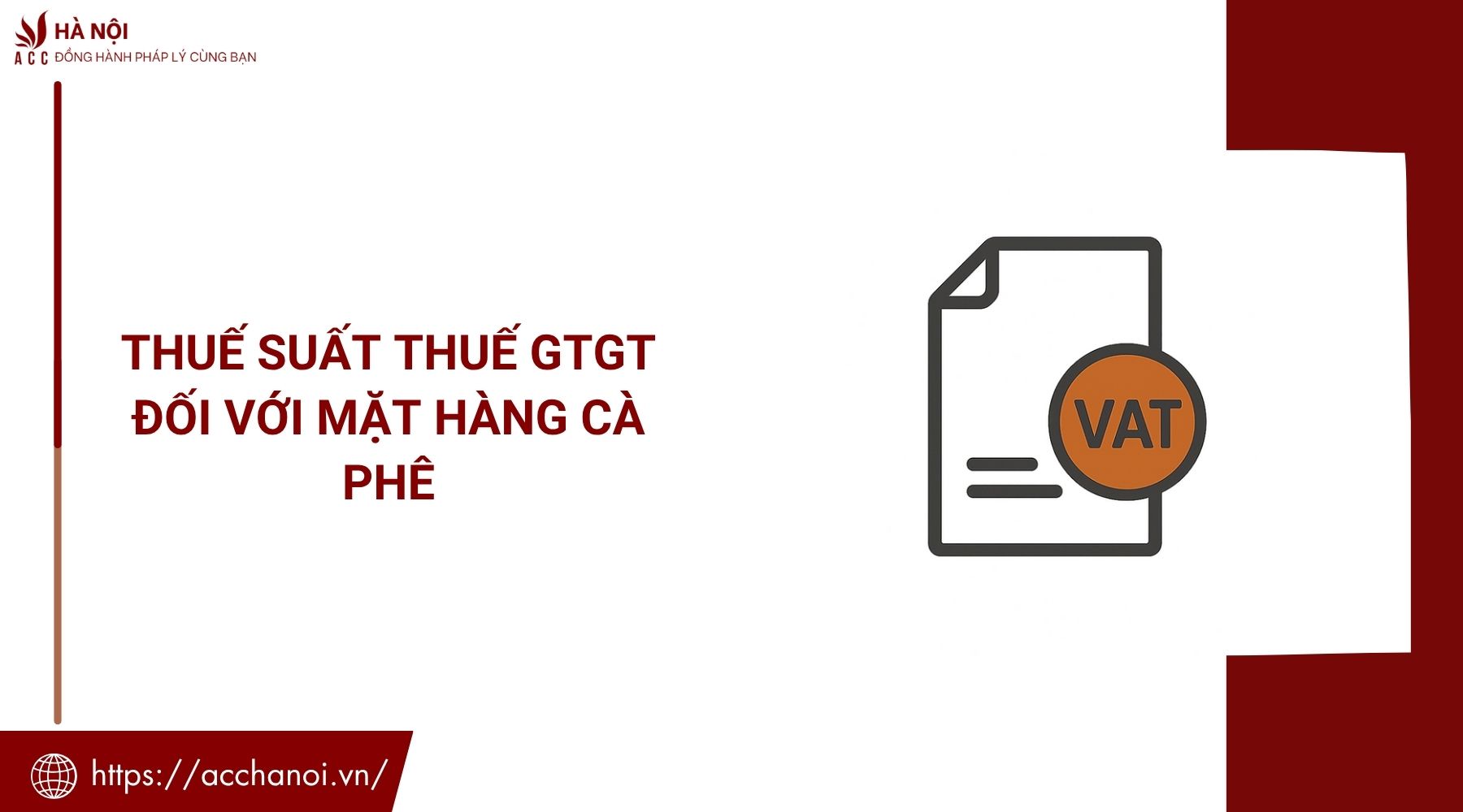 Thuế suất thuế GTGT đối với mặt hàng cà phê
