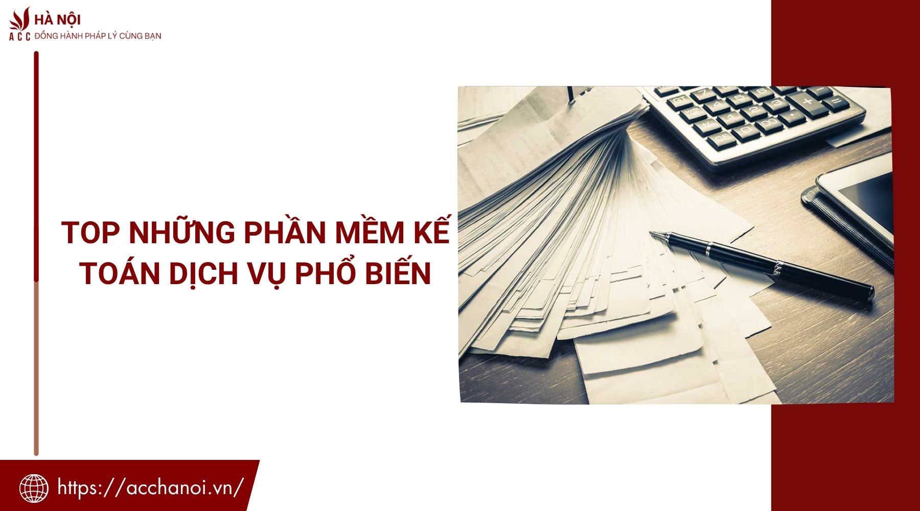 Top những phần mềm kế toán dịch vụ phổ biến