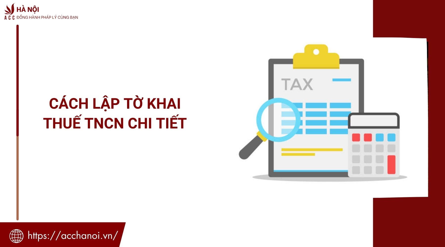 Cách lập tờ khai thuế TNCN chi tiết
