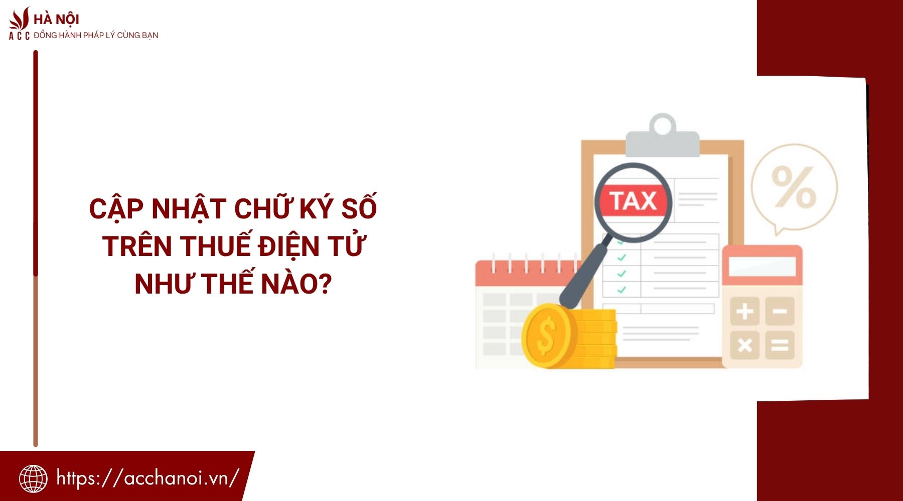 Cập nhật chữ ký số trên thuế điện tử như thế nào?