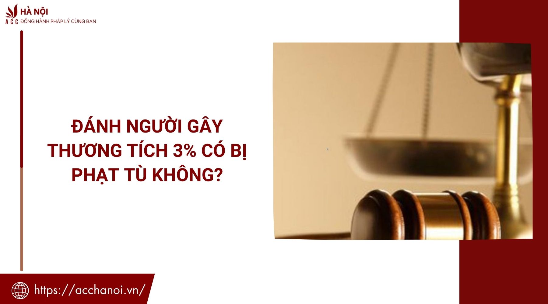 Đánh người gây thương tích 3% có bị phạt tù không?
