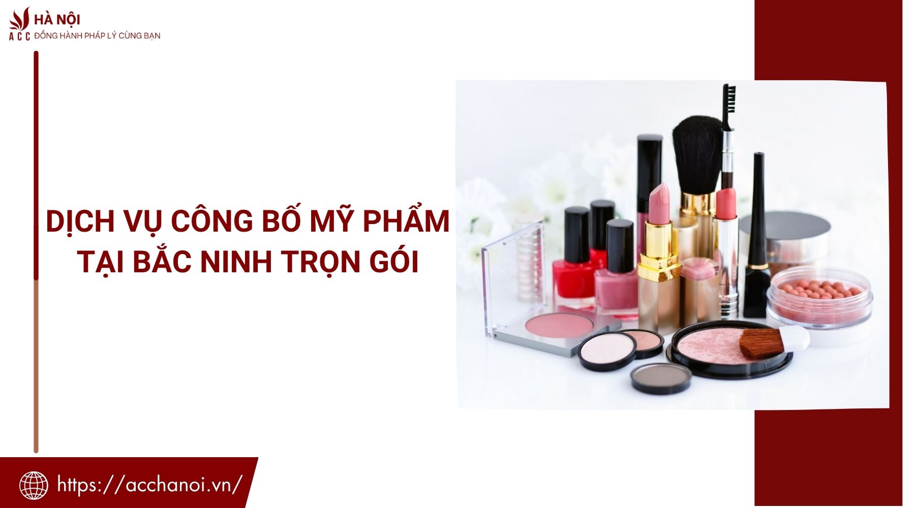 Dịch vụ công bố mỹ phẩm tại Bắc Ninh trọn gói