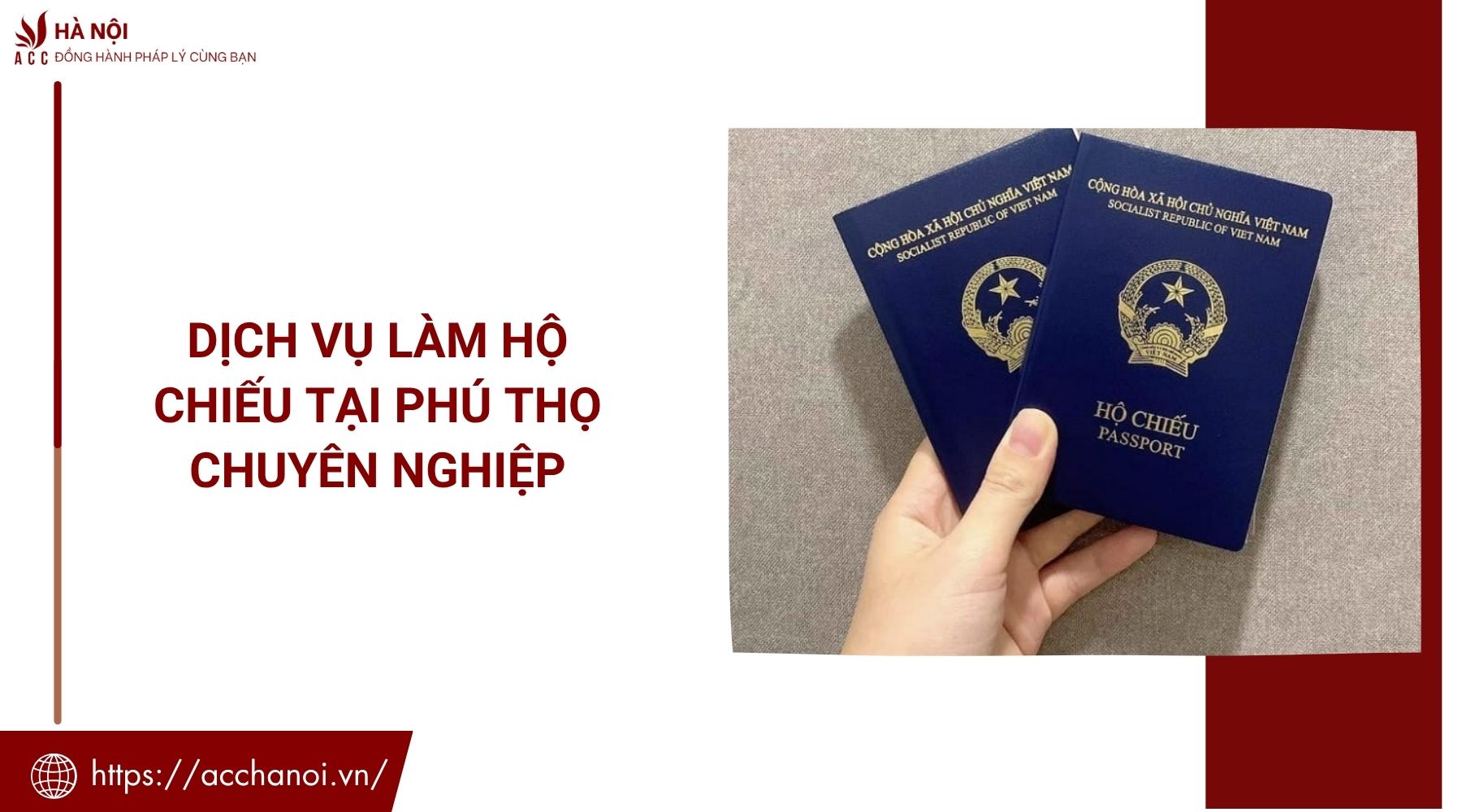 Dịch vụ làm hộ chiếu tại Phú Thọ chuyên nghiệp