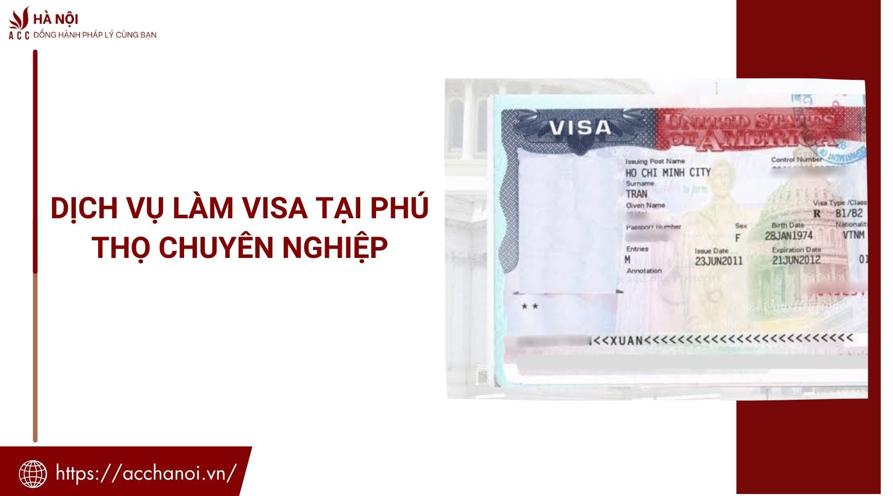 Dịch vụ làm visa tại Phú Thọ chuyên nghiệp