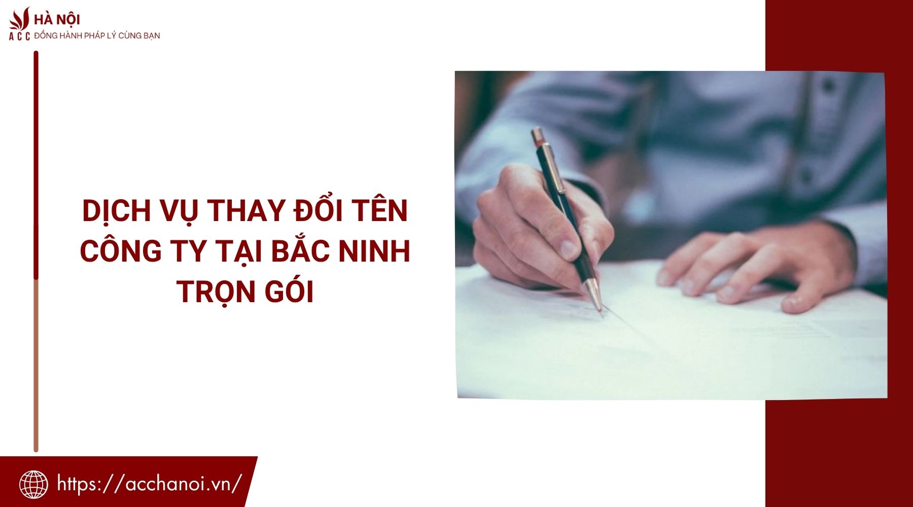 Dịch vụ thay đổi tên công ty tại Bắc Ninh trọn gói