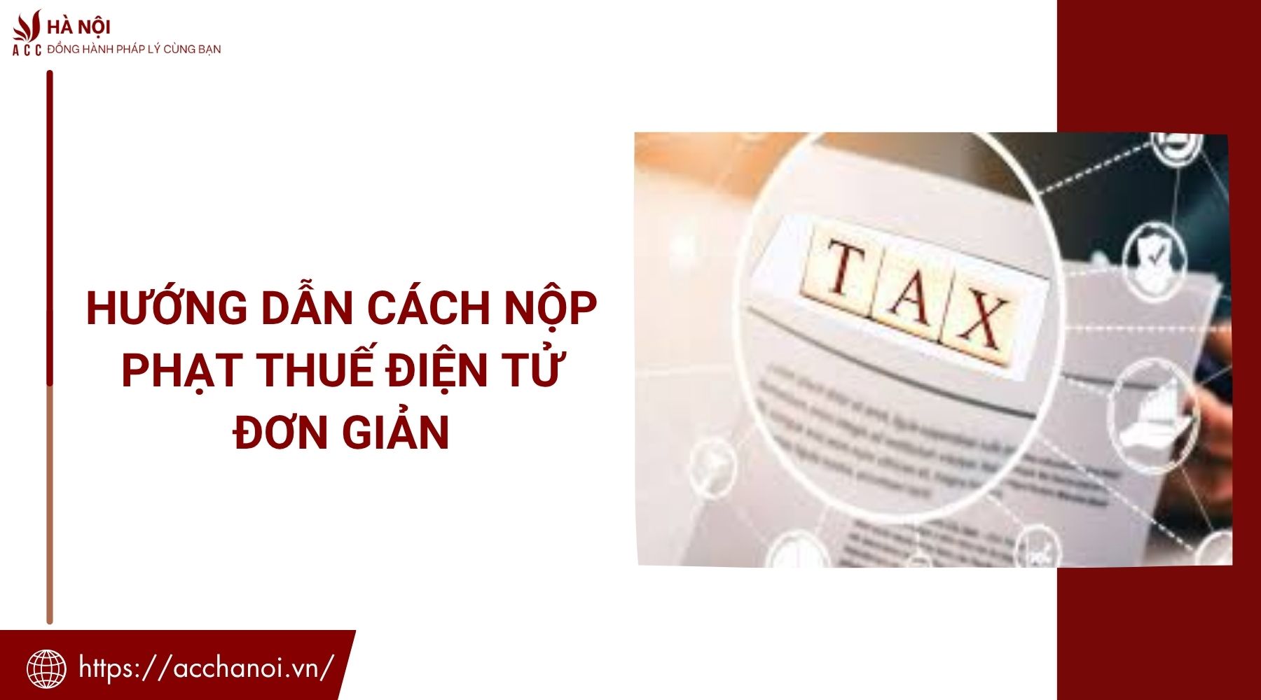 Hướng dẫn cách nộp phạt thuế điện tử đơn giản