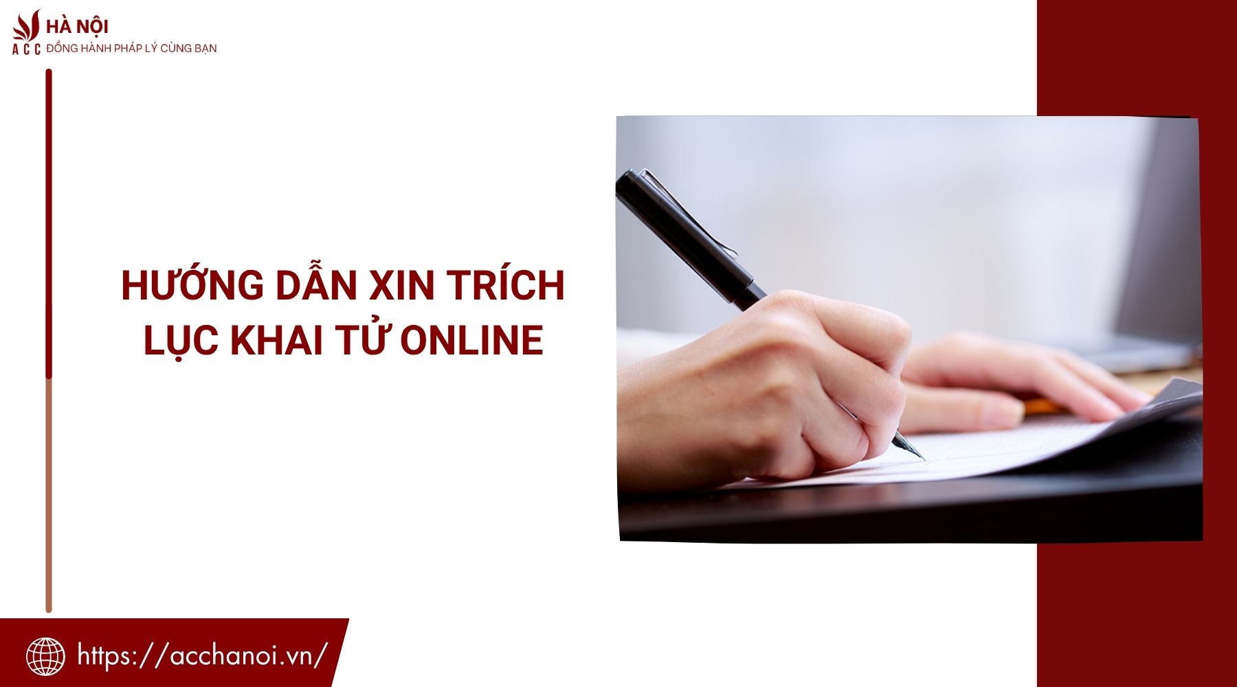 Hướng dẫn xin trích lục khai tử online