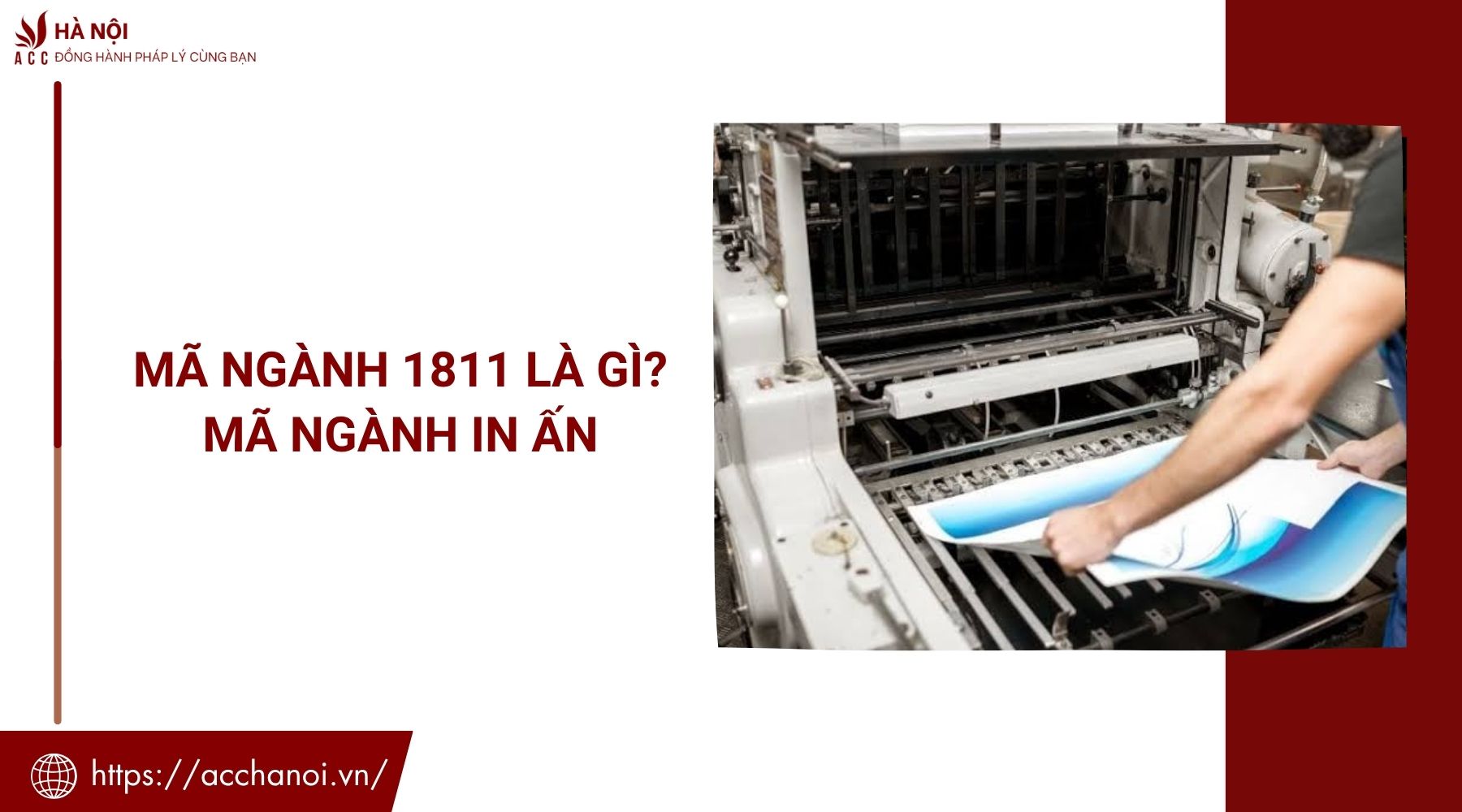 Mã ngành 1811 là gì? Mã ngành in ấn