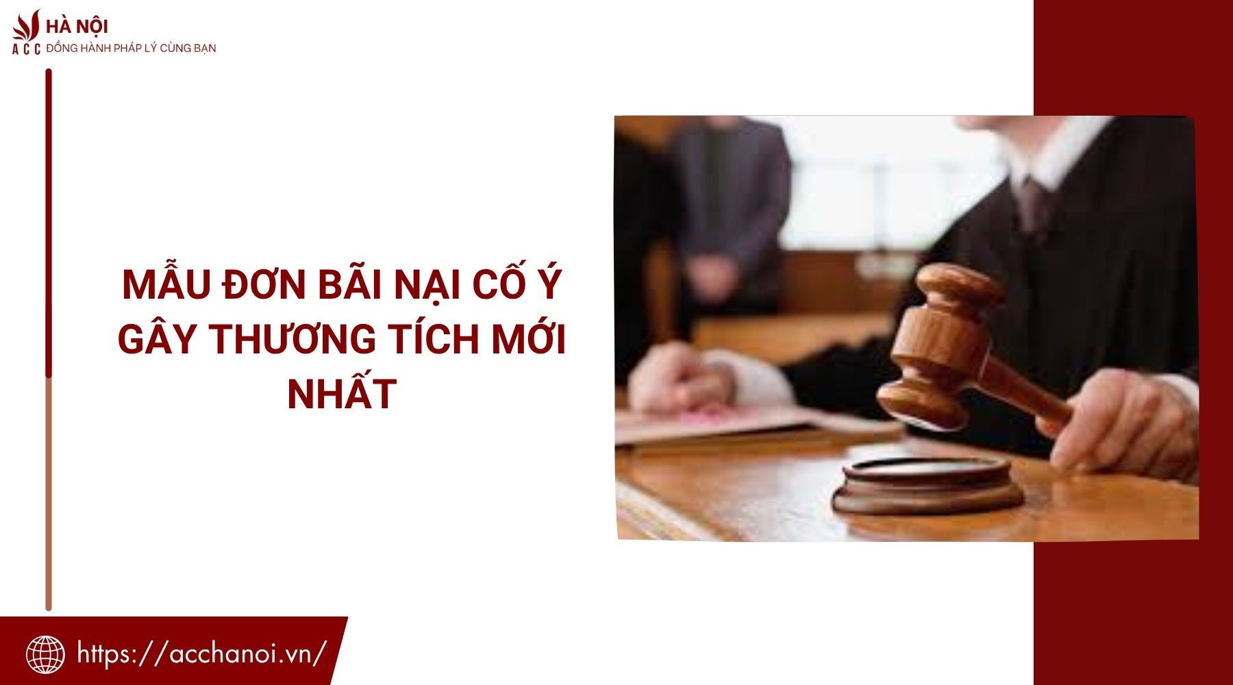 Mẫu đơn bãi nại cố ý gây thương tích mới nhất