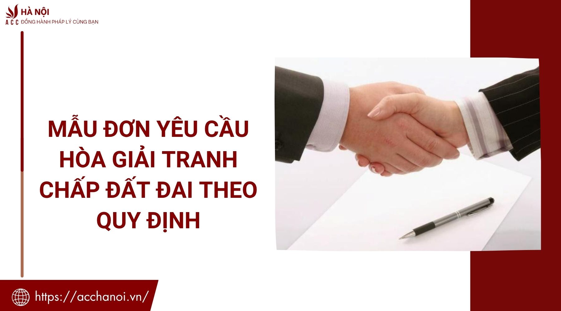 Mẫu đơn yêu cầu hòa giải tranh chấp đất đai theo quy định
