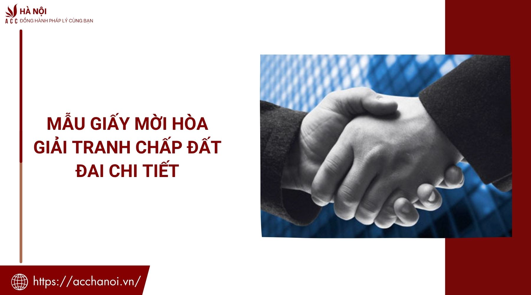Mẫu giấy mời hòa giải tranh chấp đất đai chi tiết