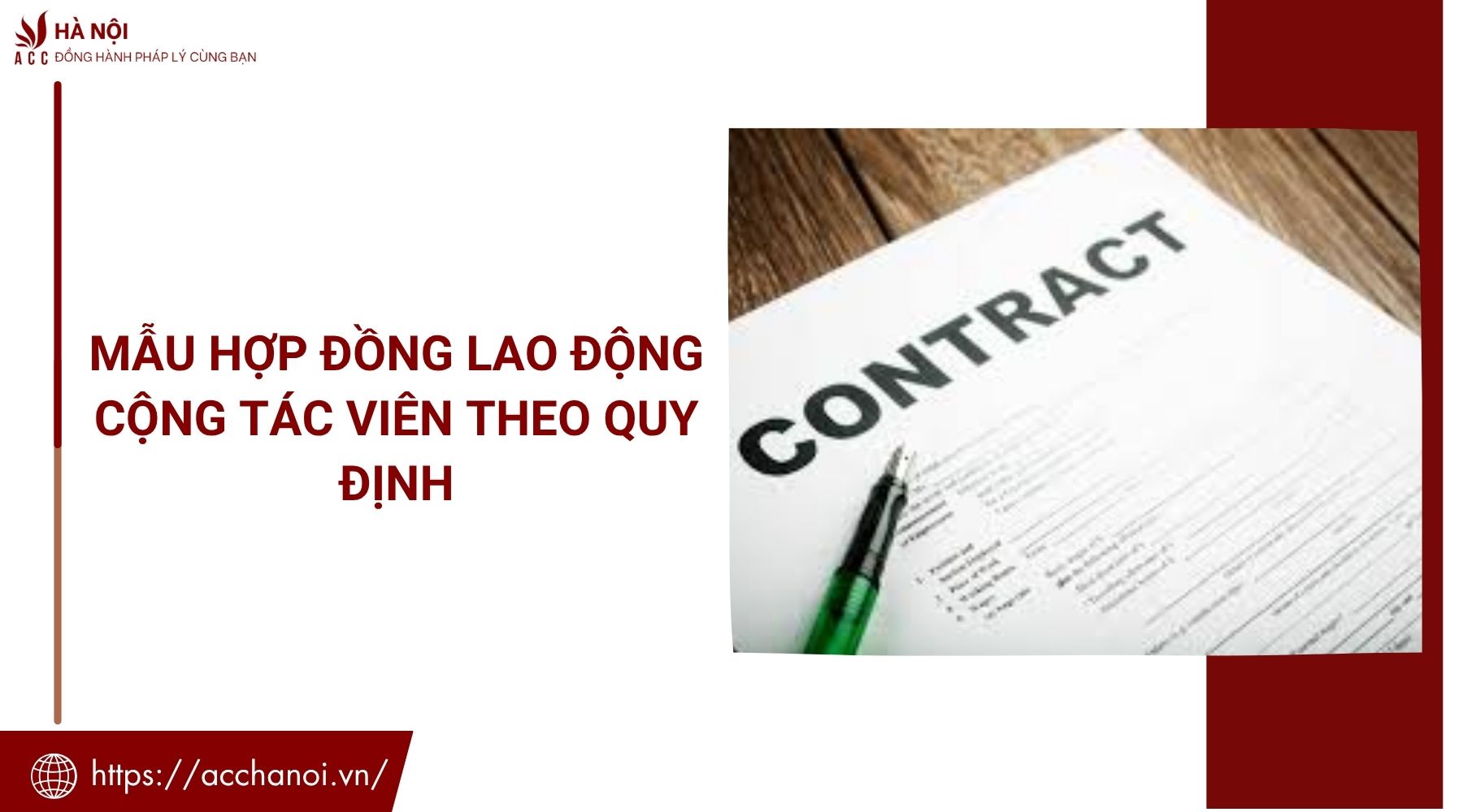 Mẫu hợp đồng lao động cộng tác viên theo quy định