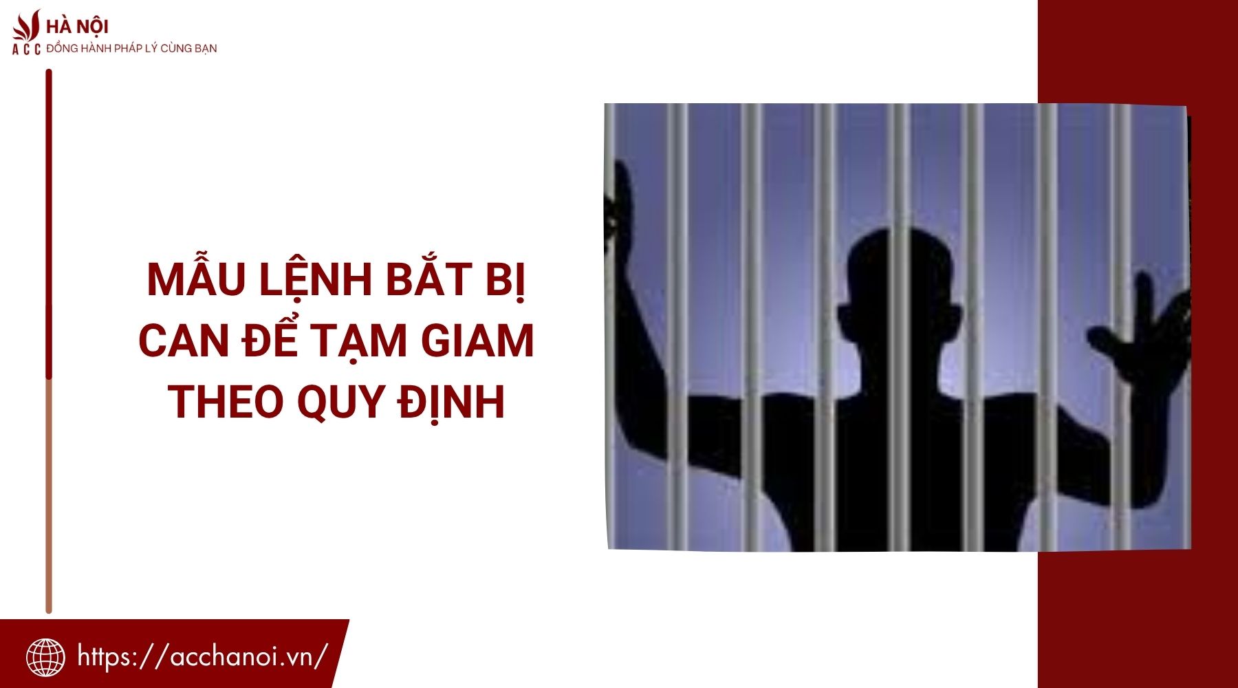 Mẫu lệnh bắt bị can để tạm giam theo quy định